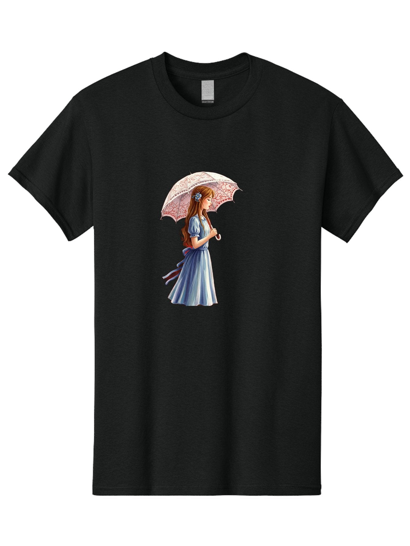 Lady-With-Parasol Men'S Graphic Tee, 100% Cotton, Comfortable Casual Summer Wear, Machine Washable, Vintage Camera, Old Camera, Antique Camera, Black Camera, Classic Photography, Photography Equipment, Nostalgic Device, Film Camera, Camera Art Bai085 5