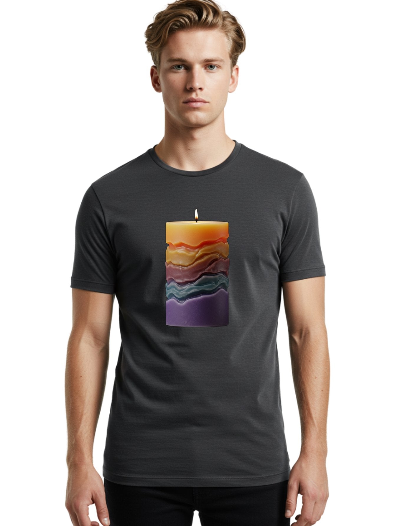Layered-Candle Men'S Graphic Tee, 100% Cotton, Comfortable Casual Summer Wear, Machine Washable, Vintage Camera, Old Camera, Antique Camera, Black Camera, Classic Photography, Photography Equipment, Nostalgic Device, Film Camera, Camera Art Bai088 26