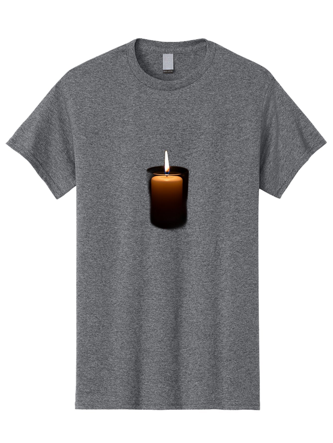 Lit-Candle-4 Men'S Graphic Tee, 100% Cotton, Comfortable Casual Summer Wear, Machine Washable, Vintage Camera, Old Camera, Antique Camera, Black Camera, Classic Photography, Photography Equipment, Nostalgic Device, Film Camera, Camera Art Bai094 3