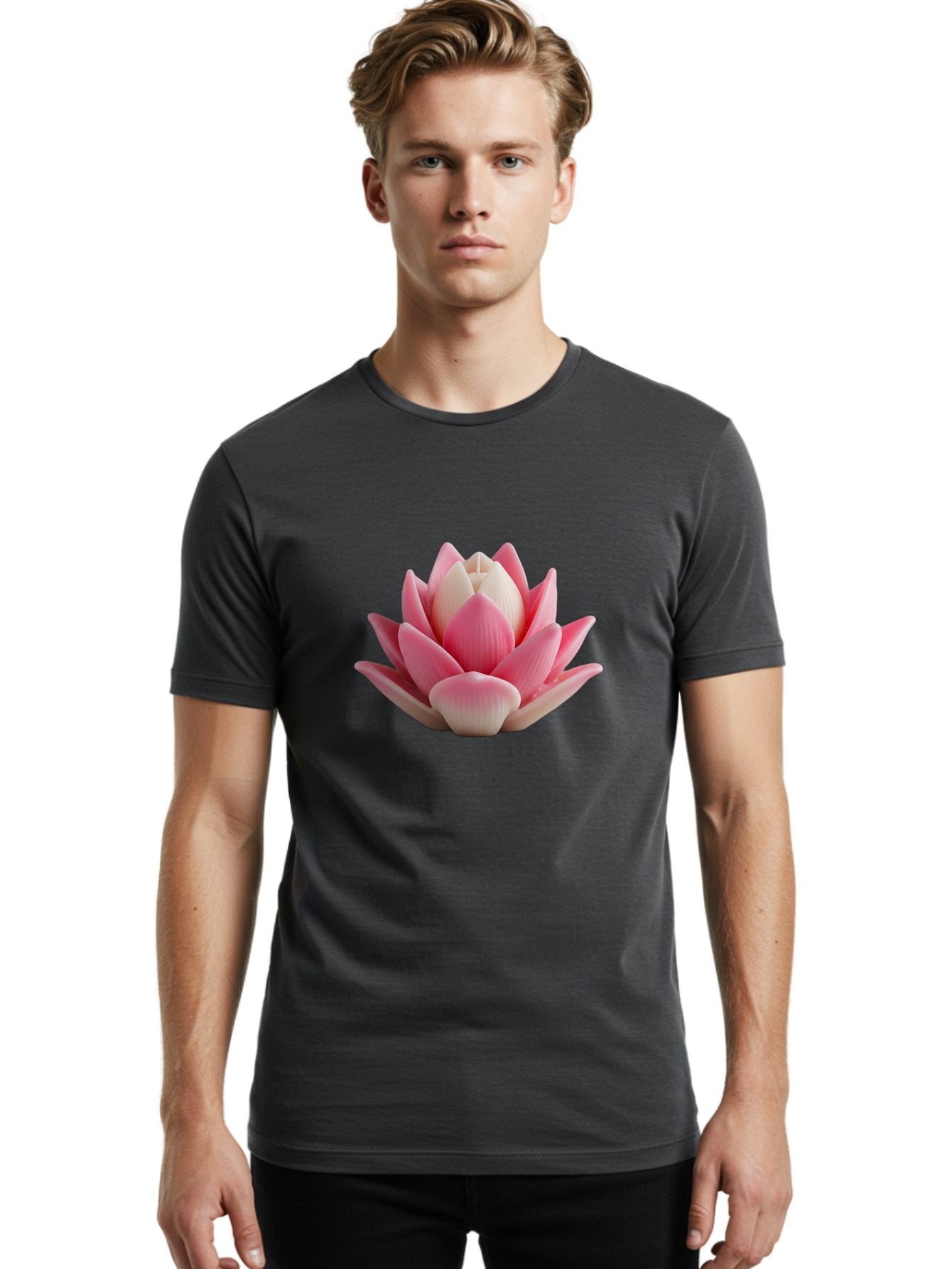 Lotus-Flower Men'S Graphic Tee, 100% Cotton, Comfortable Casual Summer Wear, Machine Washable, Vintage Camera, Old Camera, Antique Camera, Black Camera, Classic Photography, Photography Equipment, Nostalgic Device, Film Camera, Camera Art Bai103 23