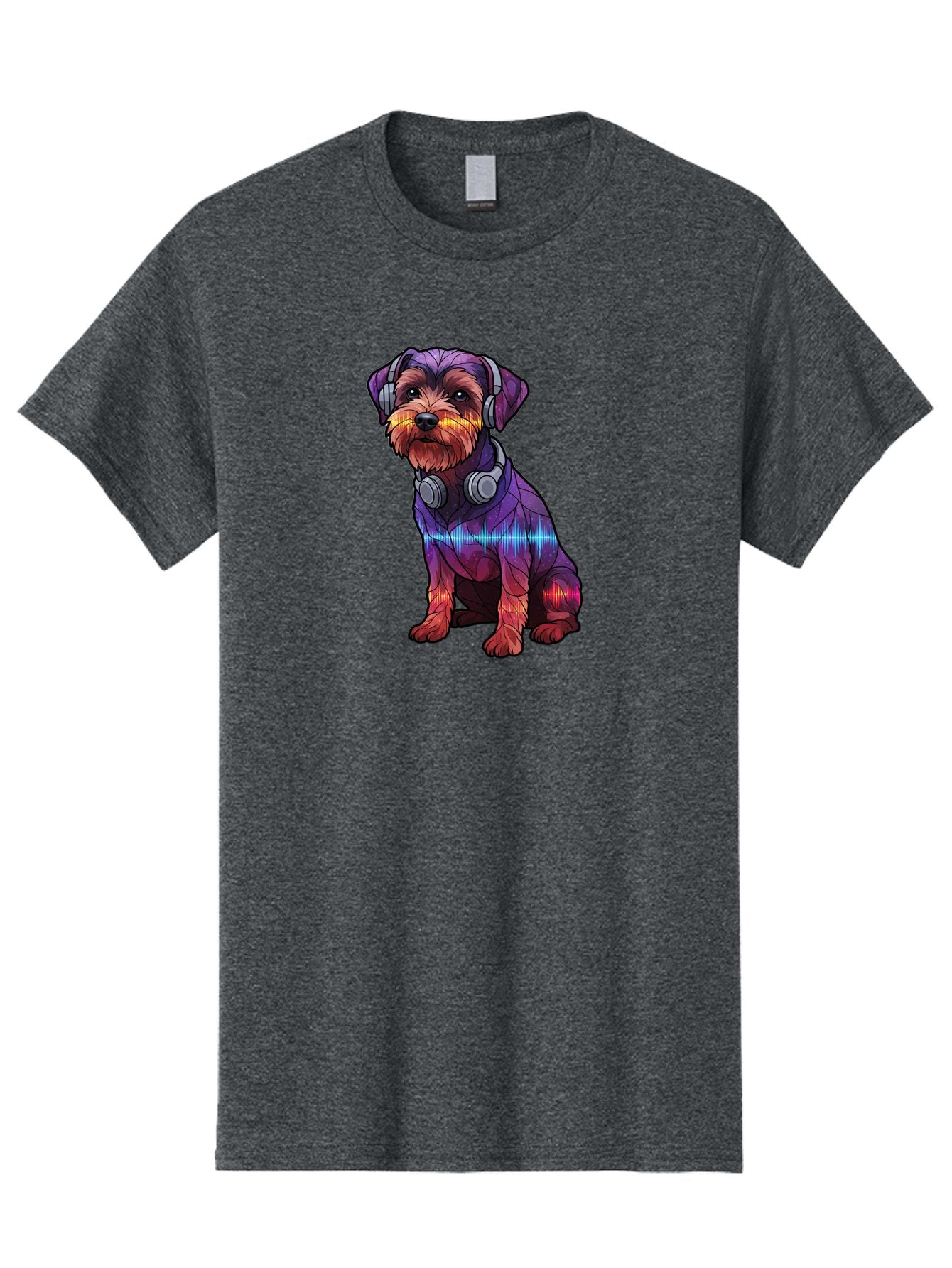 Low-Poly-Dog-Wearing-Headphones Men'S Graphic Tee, 100% Cotton, Comfortable Casual Summer Wear, Machine Washable, Vintage Camera, Old Camera, Antique Camera, Black Camera, Classic Photography, Photography Equipment, Nostalgic Device, Bai106 13