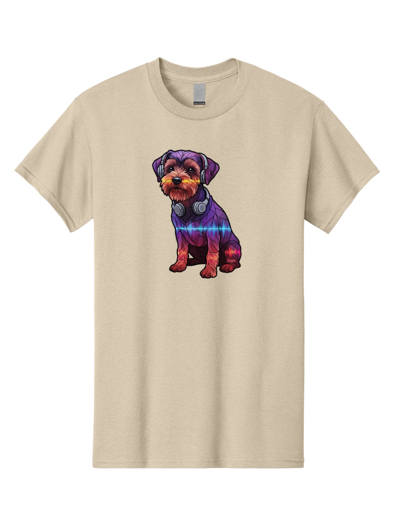 Low-Poly-Dog-Wearing-Headphones Men'S Graphic Tee, 100% Cotton, Comfortable Casual Summer Wear, Machine Washable, Vintage Camera, Old Camera, Antique Camera, Black Camera, Classic Photography, Photography Equipment, Nostalgic Device, Bai106 10