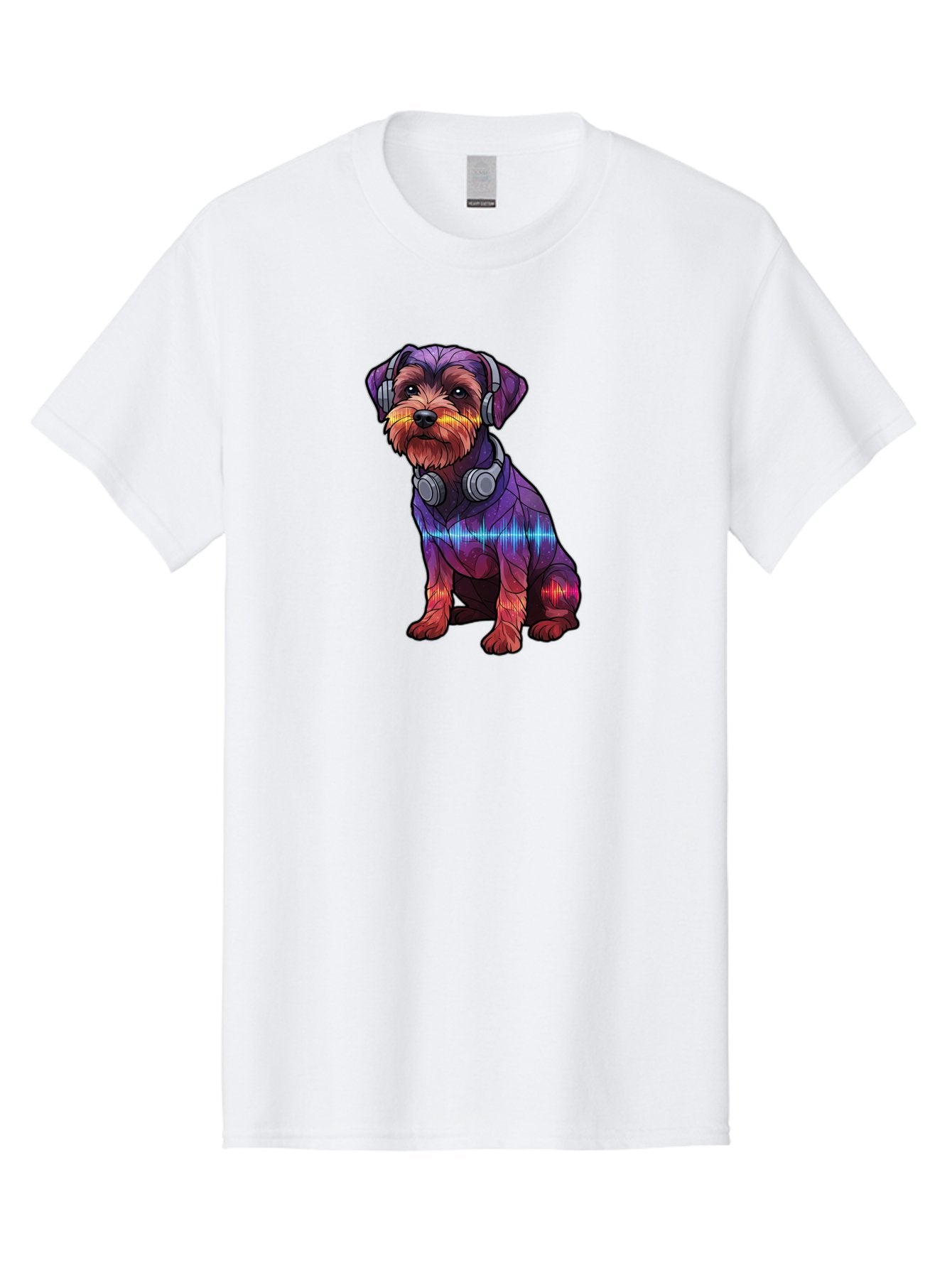 Low-Poly-Dog-Wearing-Headphones Men'S Graphic Tee, 100% Cotton, Comfortable Casual Summer Wear, Machine Washable, Vintage Camera, Old Camera, Antique Camera, Black Camera, Classic Photography, Photography Equipment, Nostalgic Device, Bai106 5