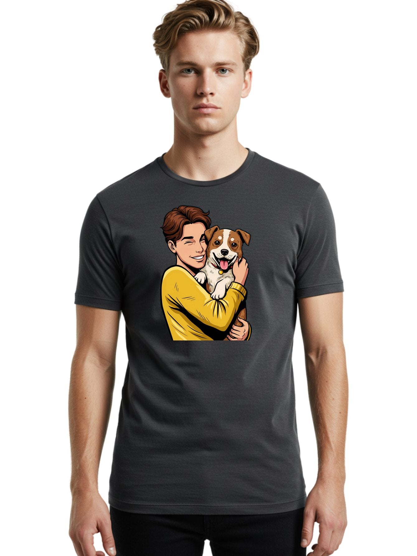 Man-And-Dog Men'S Graphic Tee, 100% Cotton, Comfortable Casual Summer Wear, Machine Washable, Vintage Camera, Old Camera, Antique Camera, Black Camera, Classic Photography, Photography Equipment, Nostalgic Device, Film Camera, Camera Art Bai109 17