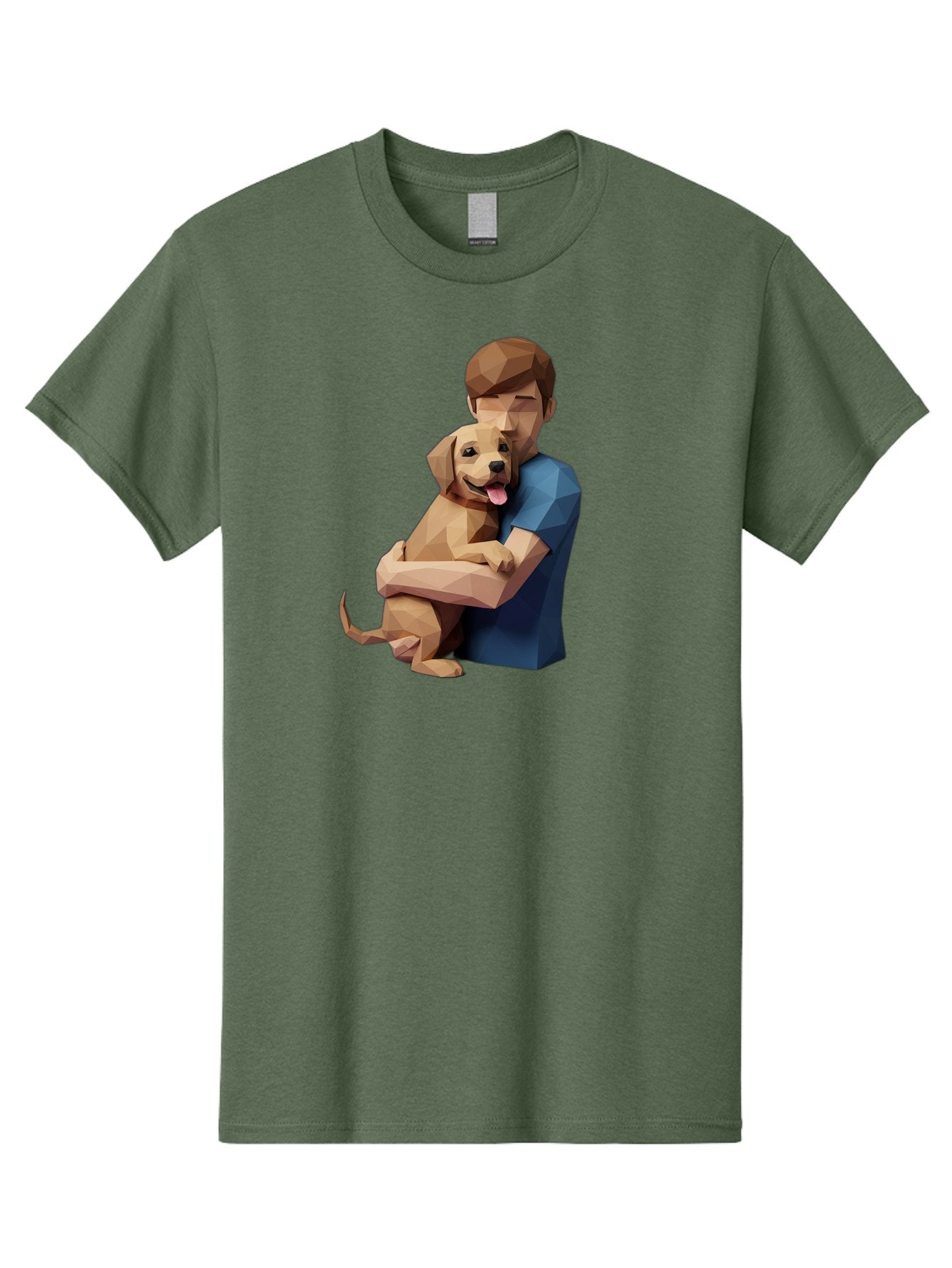 Man-Hugging-Dog-1 Men'S Graphic Tee, 100% Cotton, Comfortable Casual Summer Wear, Machine Washable, Vintage Camera, Old Camera, Antique Camera, Black Camera, Classic Photography, Photography Equipment, Nostalgic Device, Film Camera, Camera Art Bai112 10