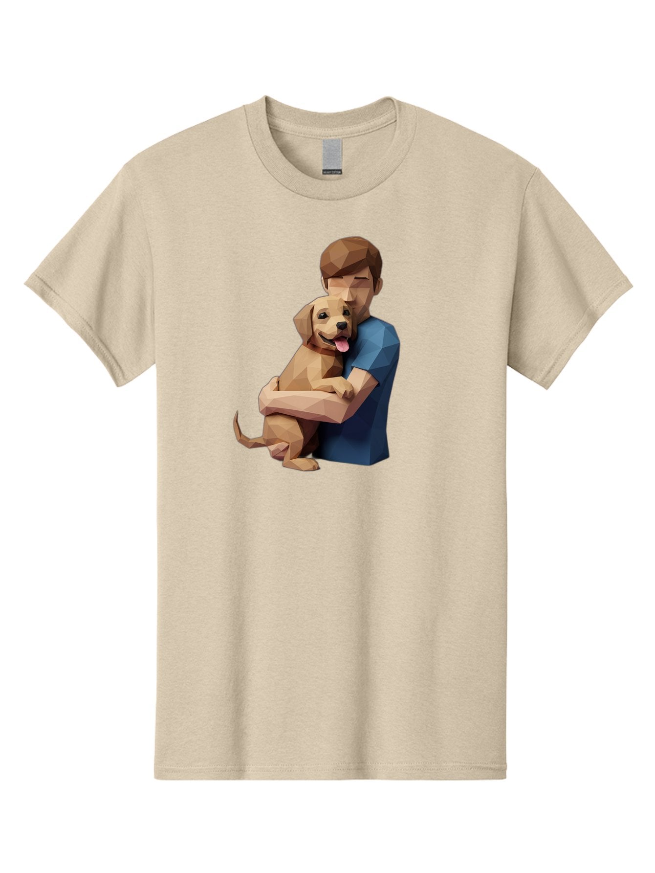 Man-Hugging-Dog-1 Men'S Graphic Tee, 100% Cotton, Comfortable Casual Summer Wear, Machine Washable, Vintage Camera, Old Camera, Antique Camera, Black Camera, Classic Photography, Photography Equipment, Nostalgic Device, Film Camera, Camera Art Bai112 11