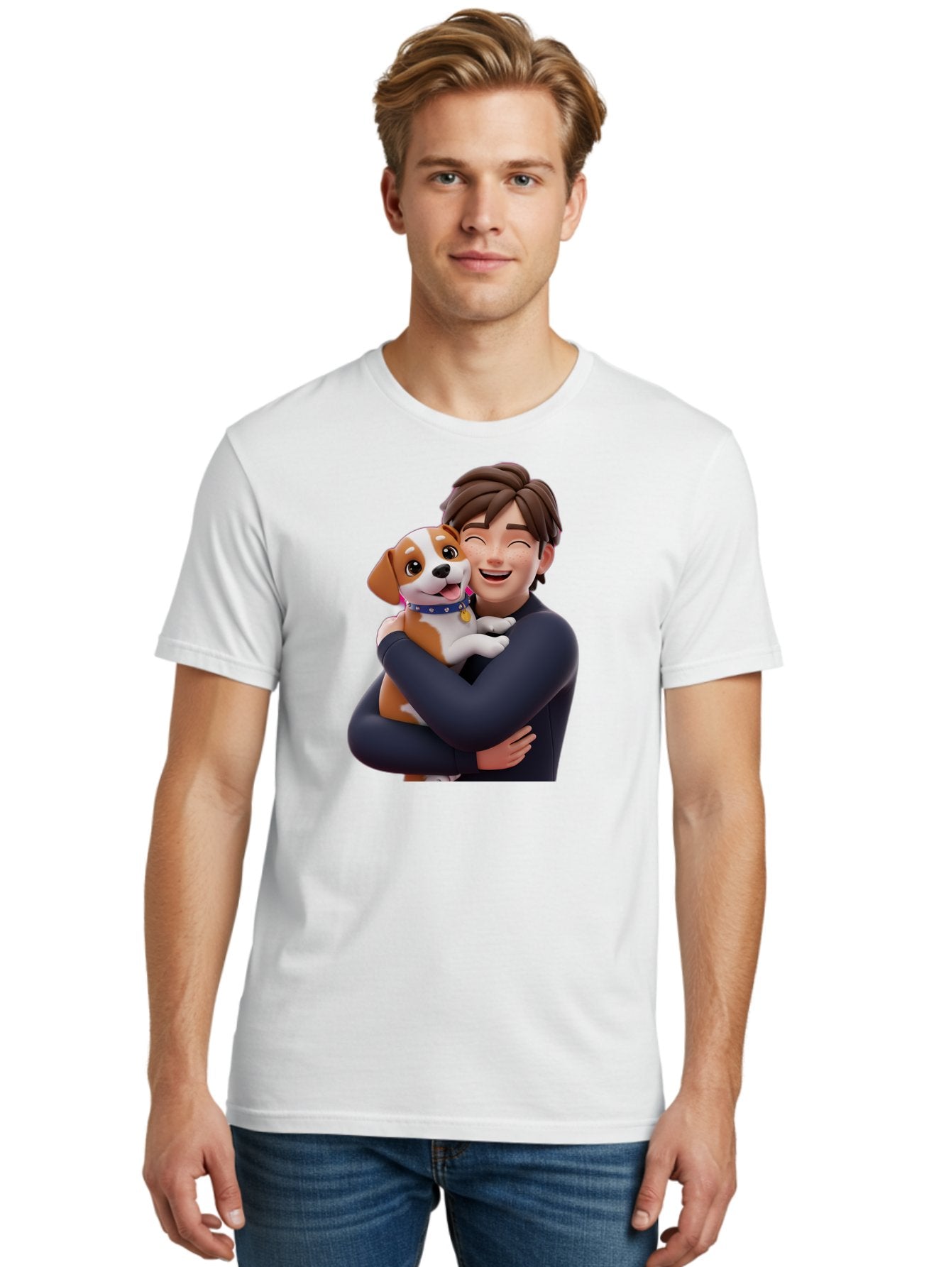 Man-Hugging-Dog Men'S Graphic Tee, 100% Cotton, Comfortable Casual Summer Wear, Machine Washable, Vintage Camera, Old Camera, Antique Camera, Black Camera, Classic Photography, Photography Equipment, Nostalgic Device, Film Camera, Camera Art Bai114 23