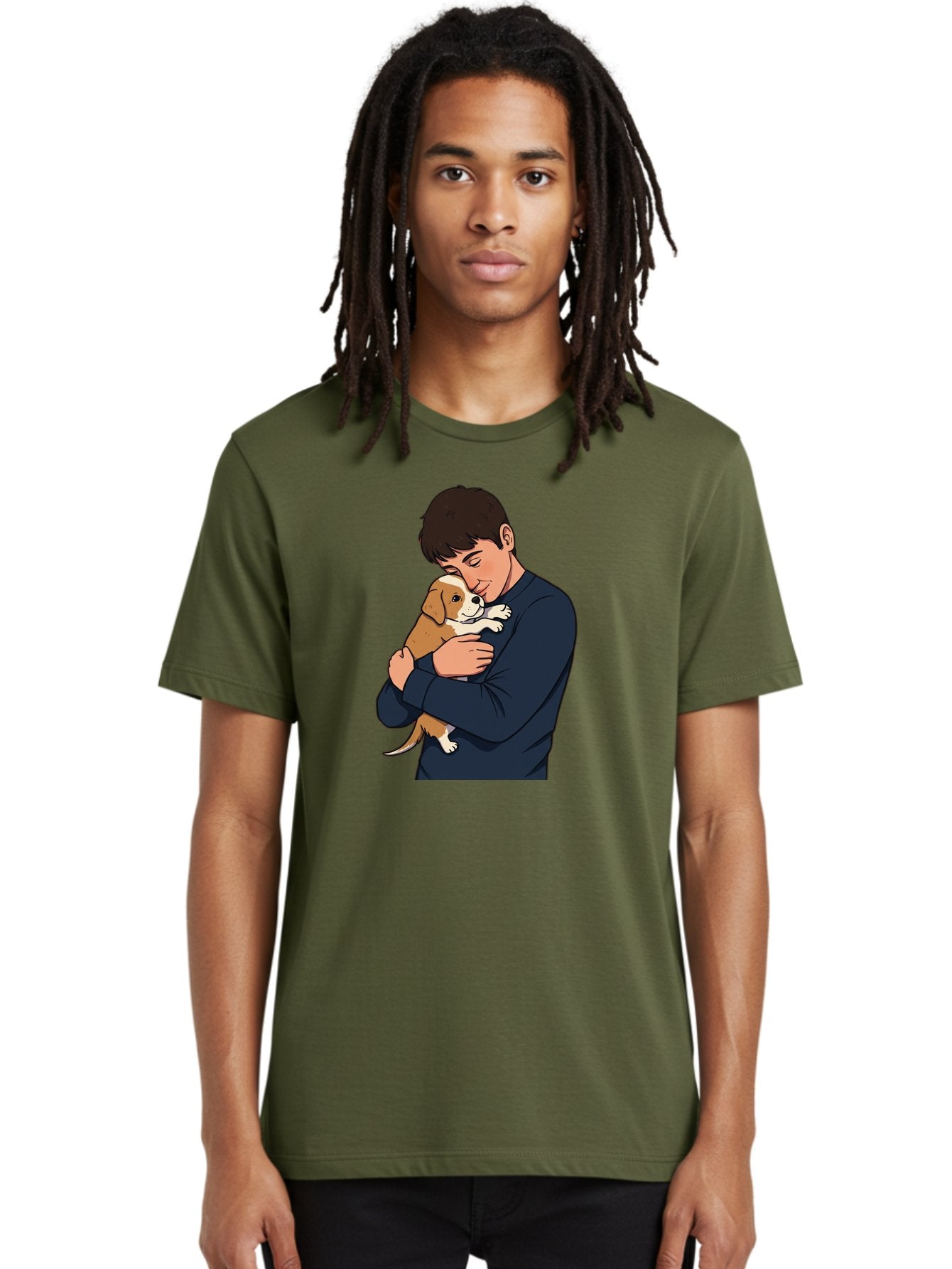 Man-With-Puppy Men'S Graphic Tee, 100% Cotton, Comfortable Casual Summer Wear, Machine Washable, Vintage Camera, Old Camera, Antique Camera, Black Camera, Classic Photography, Photography Equipment, Nostalgic Device, Film Camera, Camera Art Bai120 25