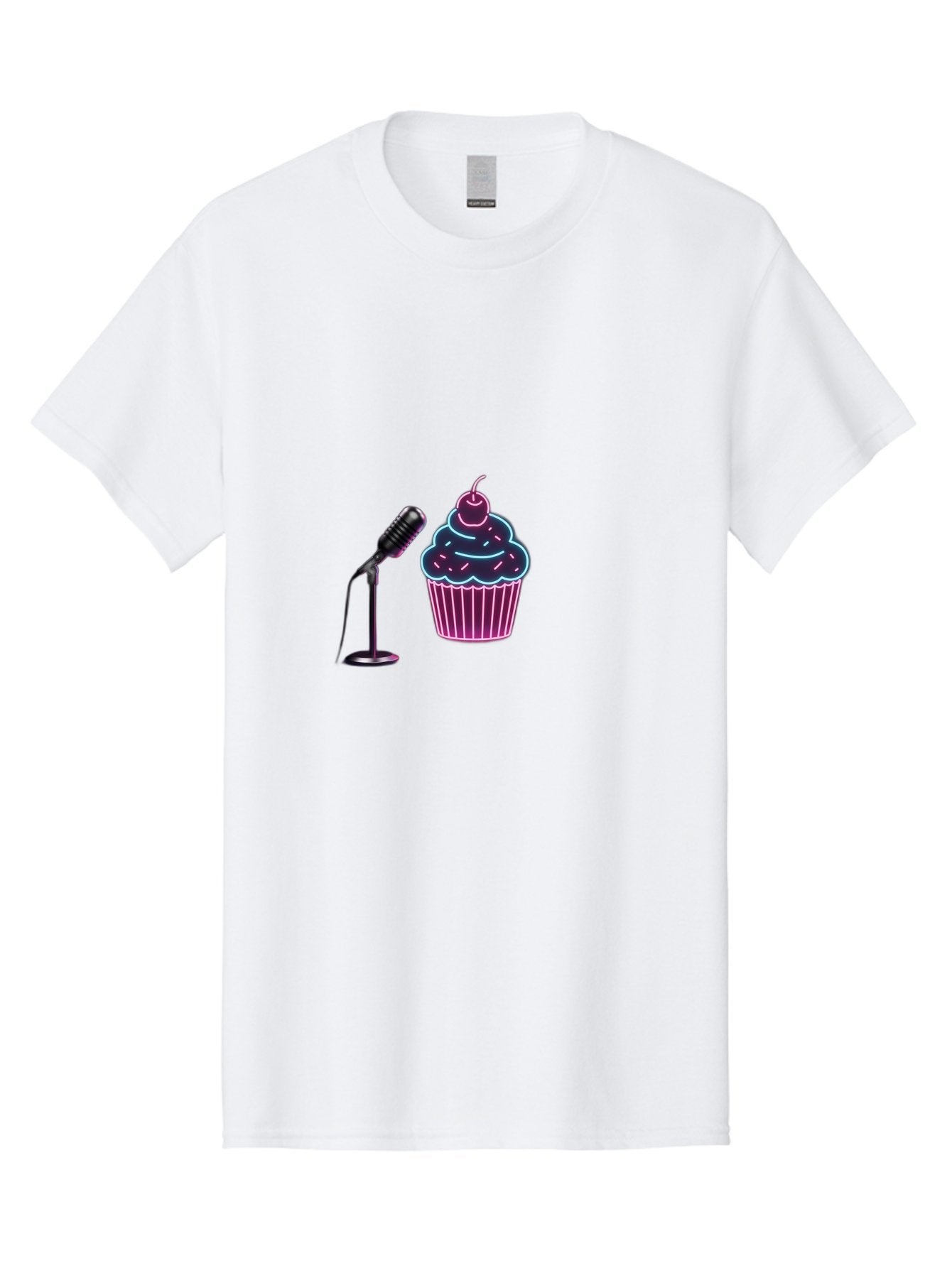 Microphone-And-Cupcake Men'S Graphic Tee, 100% Cotton, Comfortable Casual Summer Wear, Machine Washable, Vintage Camera, Old Camera, Antique Camera, Black Camera, Classic Photography, Photography Equipment, Nostalgic Device, Film Camera, Bai131 10