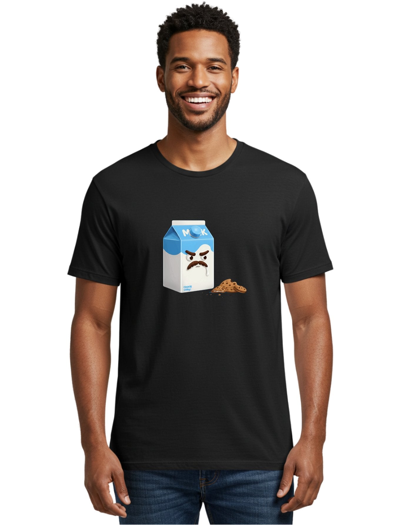 Milk-Carton-With-Mustache Men'S Graphic Tee, 100% Cotton, Comfortable Casual Summer Wear, Machine Washable, Vintage Camera, Old Camera, Antique Camera, Black Camera, Classic Photography, Photography Equipment, Nostalgic Device, Film Camera, Bai149 25