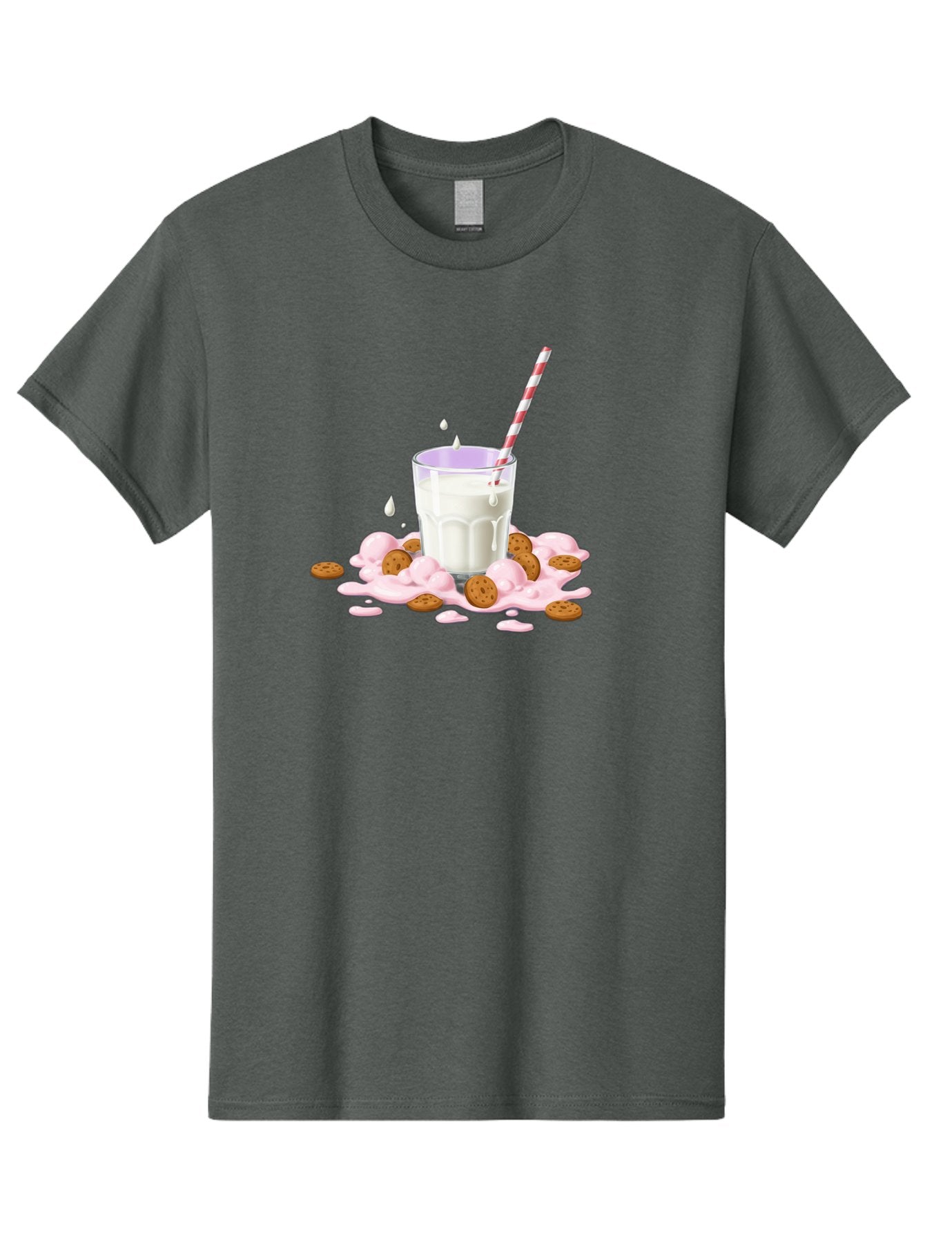 Milkshake-Cookies Men'S Graphic Tee, 100% Cotton, Comfortable Casual Summer Wear, Machine Washable, Vintage Camera, Old Camera, Antique Camera, Black Camera, Classic Photography, Photography Equipment, Nostalgic Device, Film Camera, Camera Art Bai154 3