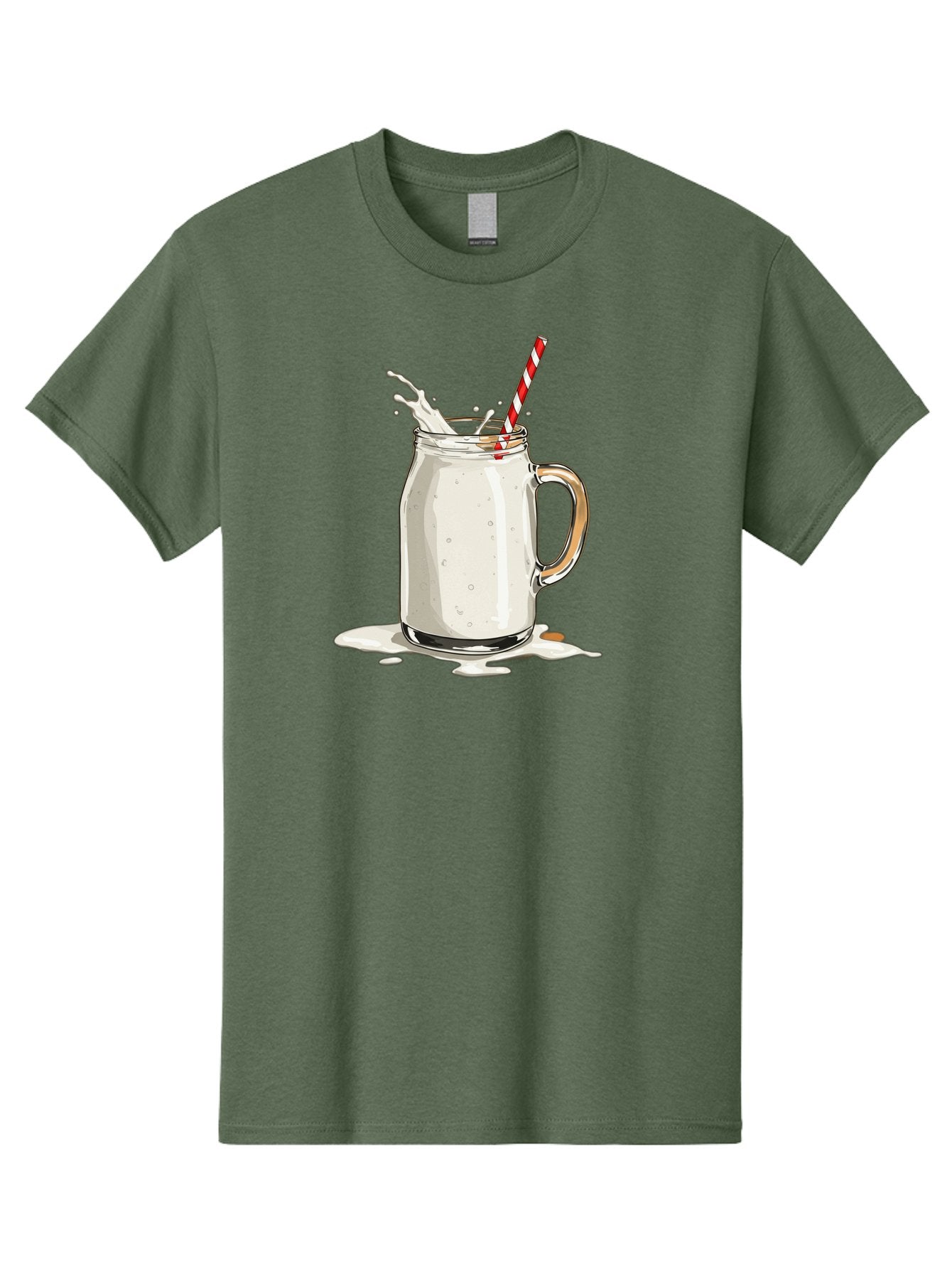 Milkshake-Mason-Jar Men'S Graphic Tee, 100% Cotton, Comfortable Casual Summer Wear, Machine Washable, Vintage Camera, Old Camera, Antique Camera, Black Camera, Classic Photography, Photography Equipment, Nostalgic Device, Film Camera, Bai155 10