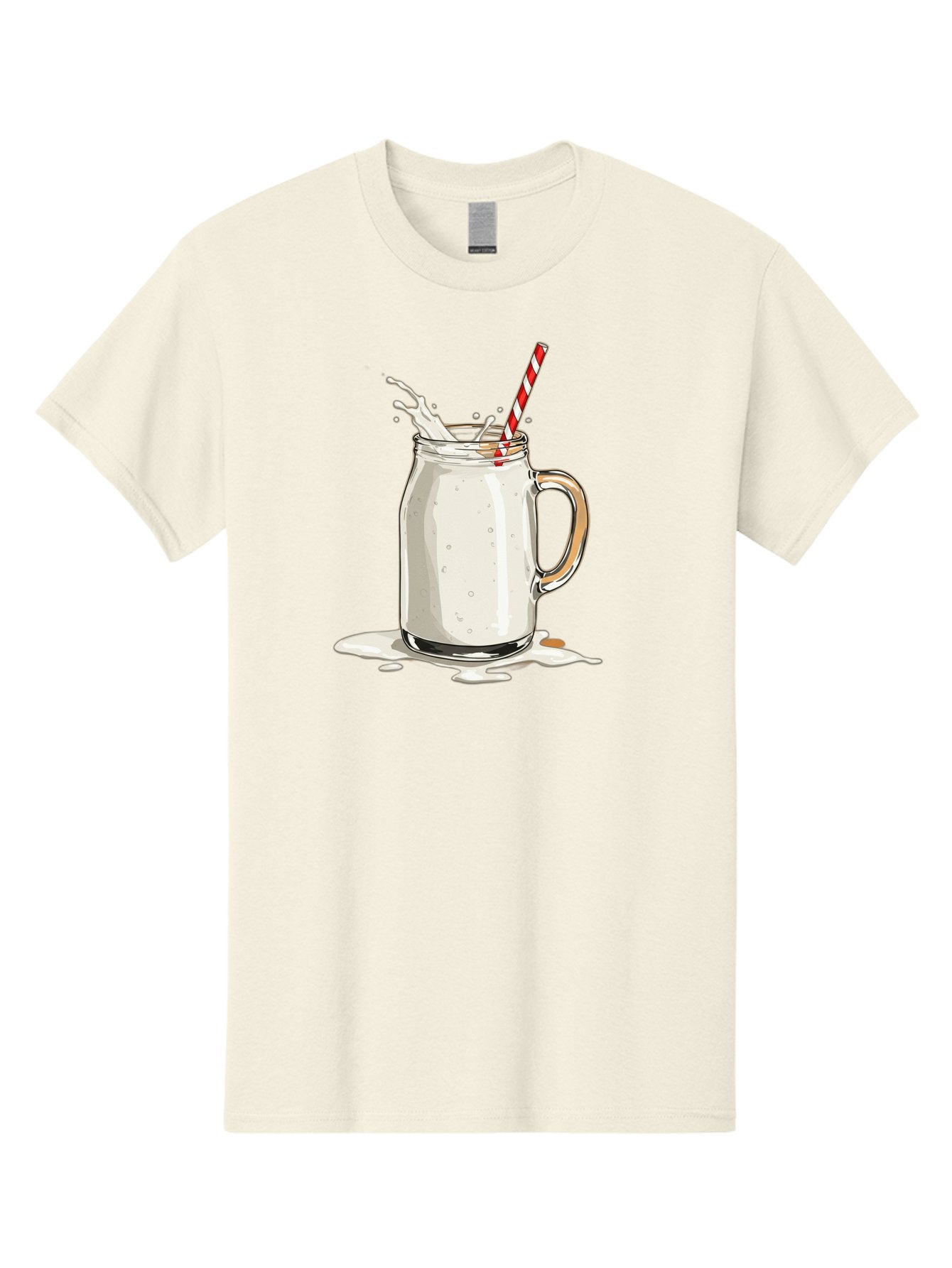 Milkshake-Mason-Jar Men'S Graphic Tee, 100% Cotton, Comfortable Casual Summer Wear, Machine Washable, Vintage Camera, Old Camera, Antique Camera, Black Camera, Classic Photography, Photography Equipment, Nostalgic Device, Film Camera, Bai155 3