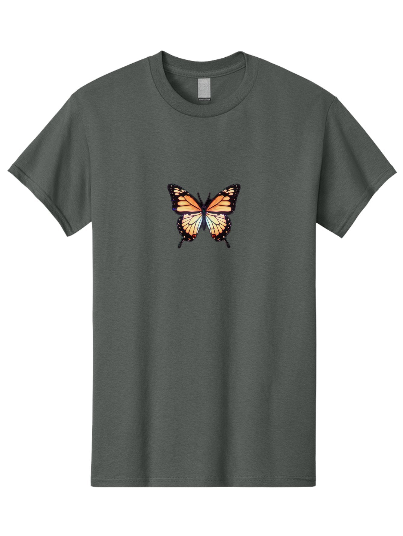 Monarch-Butterfly Men'S Graphic Tee, 100% Cotton, Comfortable Casual Summer Wear, Machine Washable, Vintage Camera, Old Camera, Antique Camera, Black Camera, Classic Photography, Photography Equipment, Nostalgic Device, Film Camera, Camera Art Bai159