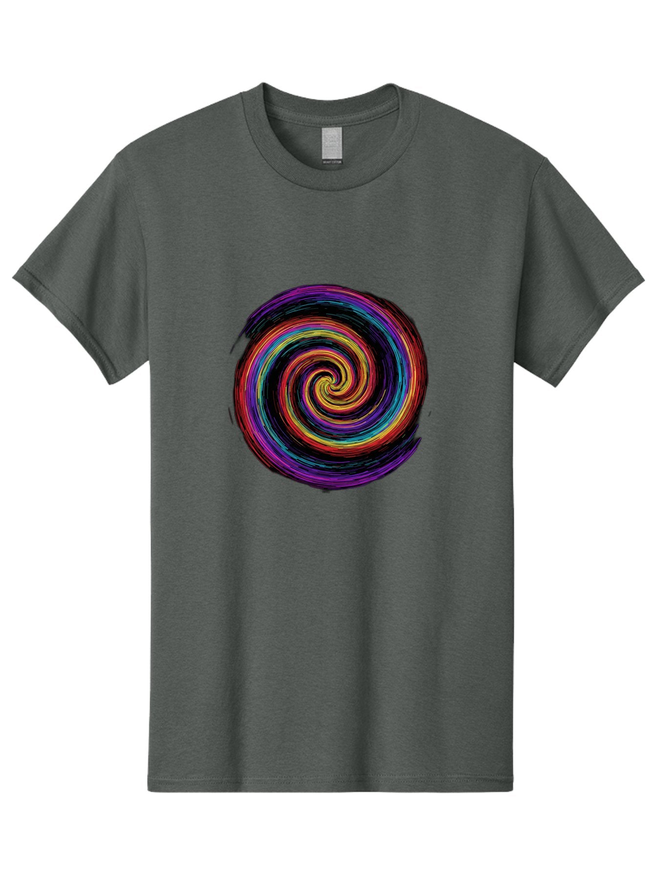 Multicolored-Spiral Men'S Graphic Tee, 100% Cotton, Comfortable Casual Summer Wear, Machine Washable, Vintage Camera, Old Camera, Antique Camera, Black Camera, Classic Photography, Photography Equipment, Nostalgic Device, Film Camera, Bai172