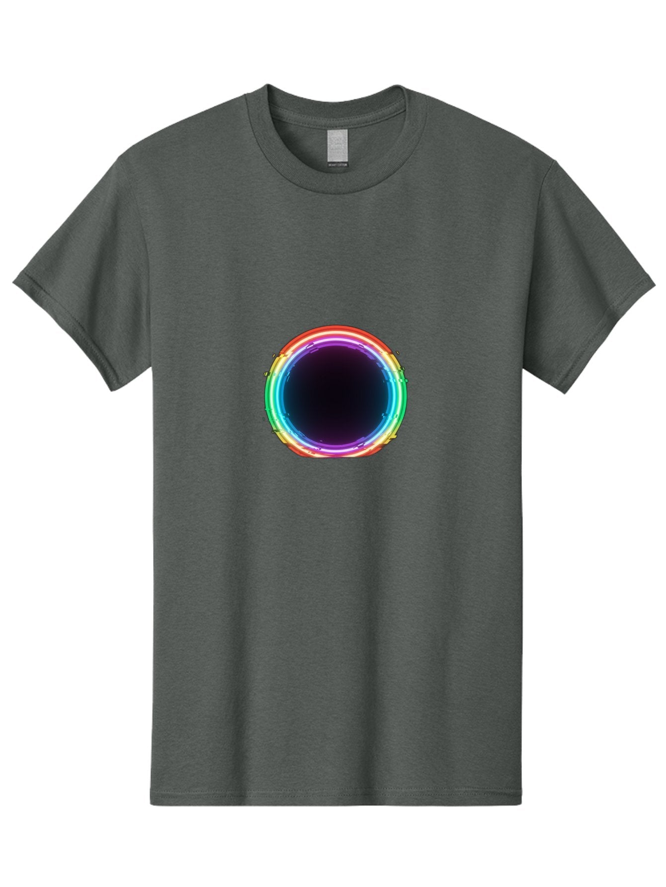 Neon-Circle Men'S Graphic Tee, 100% Cotton, Comfortable Casual Summer Wear, Machine Washable, Vintage Camera, Old Camera, Antique Camera, Black Camera, Classic Photography, Photography Equipment, Nostalgic Device, Film Camera, Camera Art Bai180 3