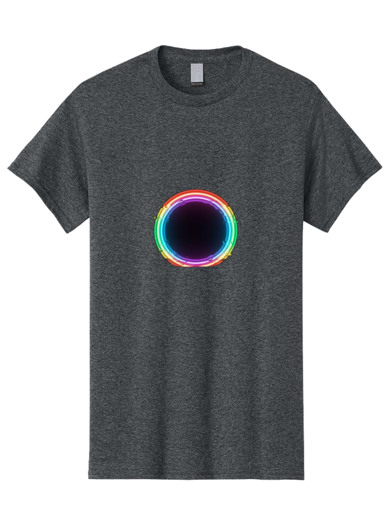 Neon-Circle Men'S Graphic Tee, 100% Cotton, Comfortable Casual Summer Wear, Machine Washable, Vintage Camera, Old Camera, Antique Camera, Black Camera, Classic Photography, Photography Equipment, Nostalgic Device, Film Camera, Camera Art Bai180 5