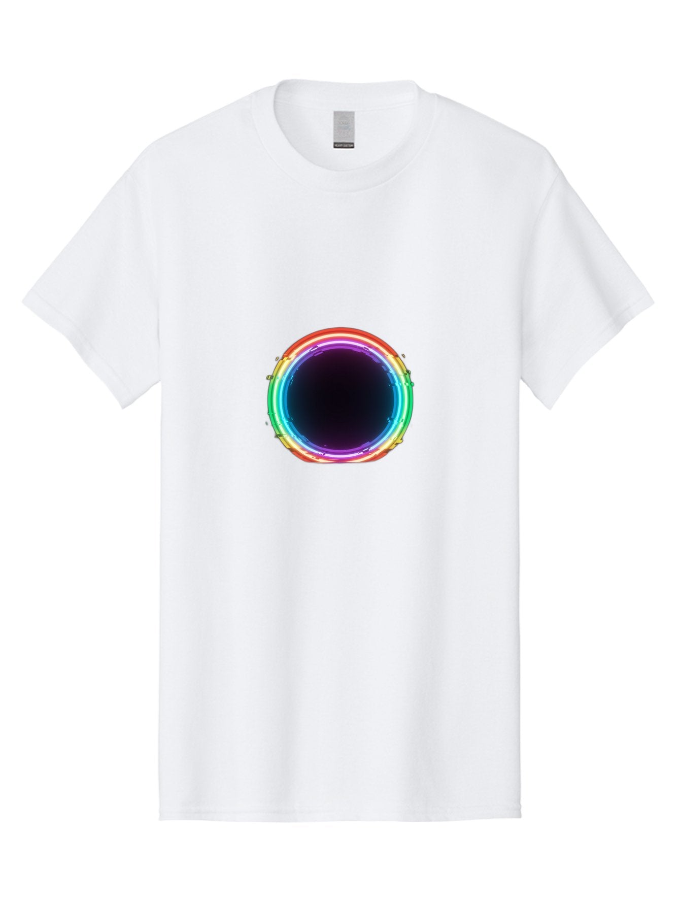 Neon-Circle Men'S Graphic Tee, 100% Cotton, Comfortable Casual Summer Wear, Machine Washable, Vintage Camera, Old Camera, Antique Camera, Black Camera, Classic Photography, Photography Equipment, Nostalgic Device, Film Camera, Camera Art Bai180