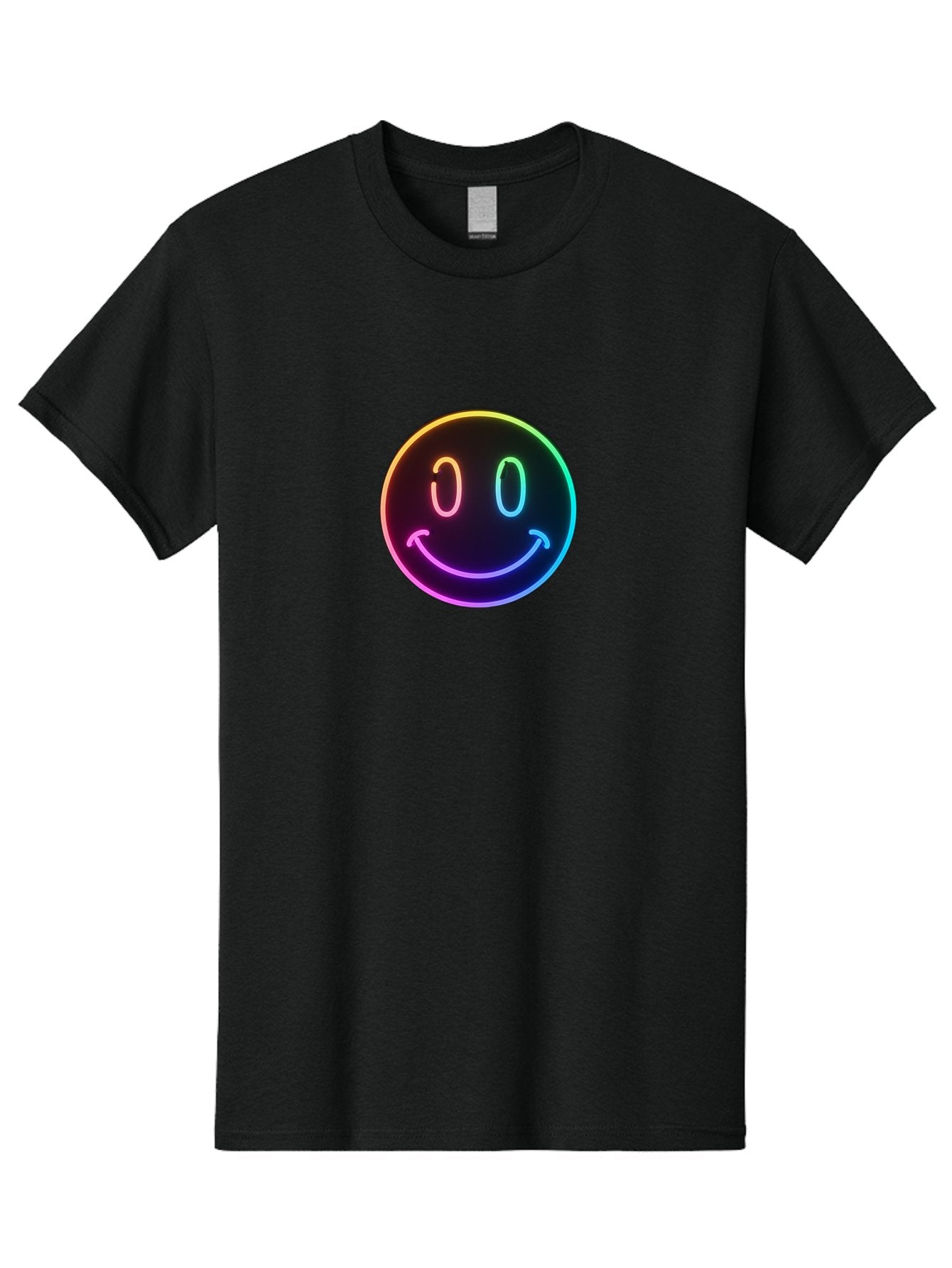 Neon-Smiley Men'S Graphic Tee, 100% Cotton, Comfortable Casual Summer Wear, Machine Washable, Vintage Camera, Old Camera, Antique Camera, Black Camera, Classic Photography, Photography Equipment, Nostalgic Device, Film Camera, Camera Art Bai185 4
