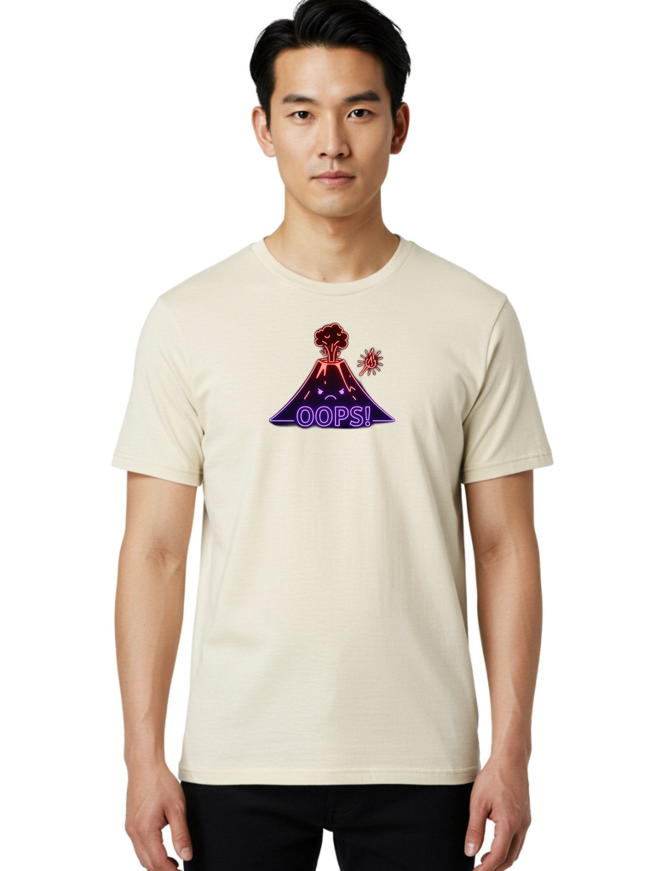 Oops-3 Men'S Graphic Tee, 100% Cotton, Comfortable Casual Summer Wear, Machine Washable, Vintage Camera, Old Camera, Antique Camera, Black Camera, Classic Photography, Photography Equipment, Nostalgic Device, Film Camera, Camera Art Bai194 17