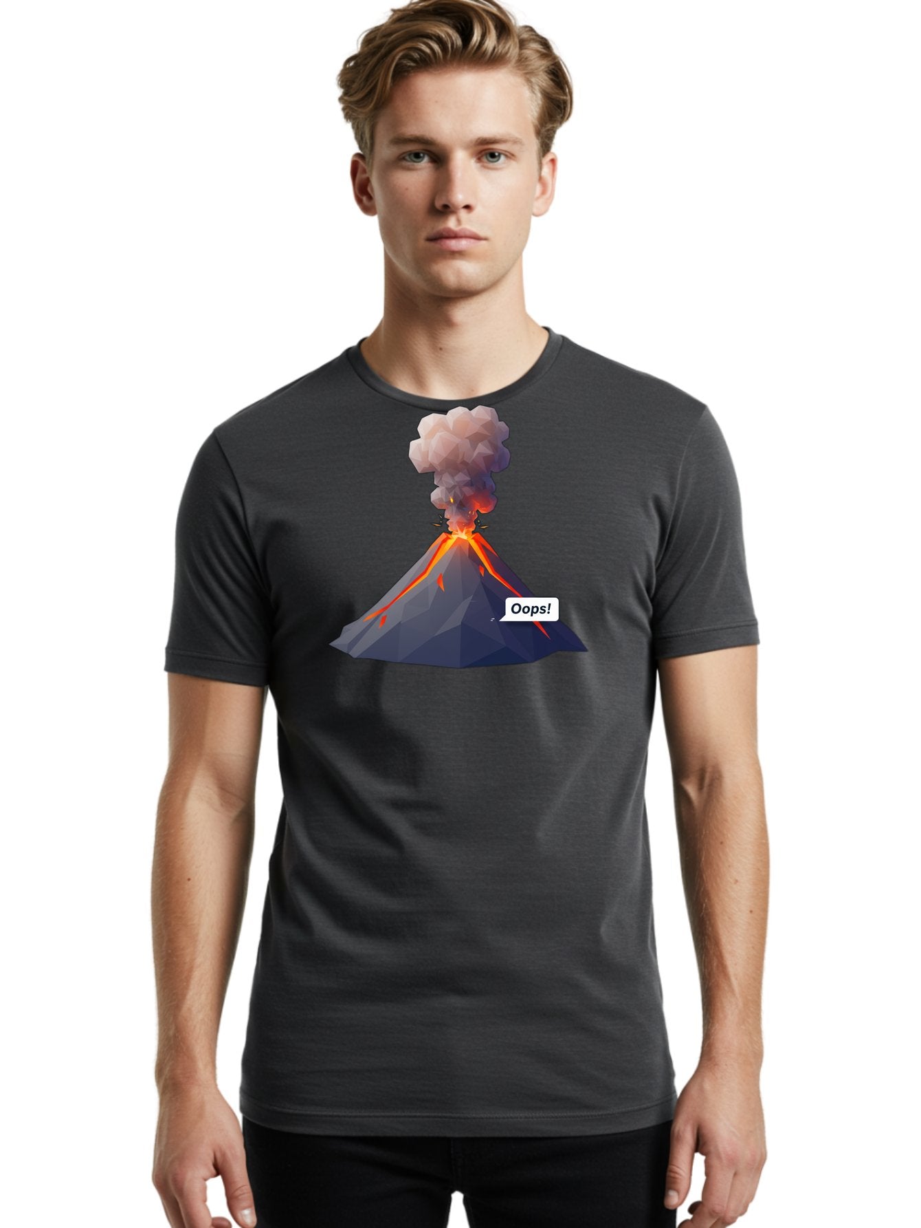 Oops Men'S Graphic Tee, 100% Cotton, Comfortable Casual Summer Wear, Machine Washable, Vintage Camera, Old Camera, Antique Camera, Black Camera, Classic Photography, Photography Equipment, Nostalgic Device, Film Camera, Camera Art Bai196 25