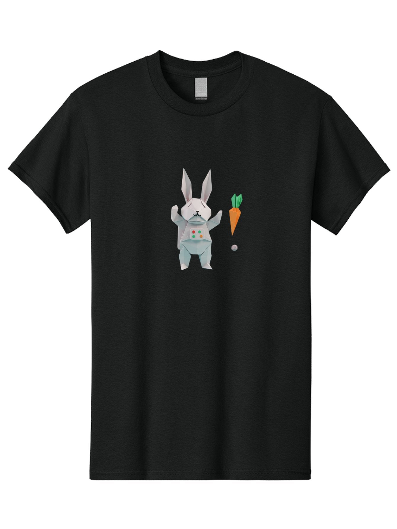 Origami-Bunny-With-Carrot Men'S Graphic Tee, 100% Cotton, Comfortable Casual Summer Wear, Machine Washable, Vintage Camera, Old Camera, Antique Camera, Black Camera, Classic Photography, Photography Equipment, Nostalgic Device, Film Camera, Bai197 10