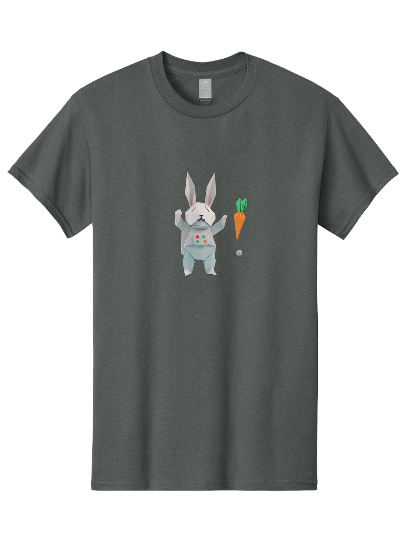Origami-Bunny-With-Carrot Men'S Graphic Tee, 100% Cotton, Comfortable Casual Summer Wear, Machine Washable, Vintage Camera, Old Camera, Antique Camera, Black Camera, Classic Photography, Photography Equipment, Nostalgic Device, Film Camera, Bai197 5