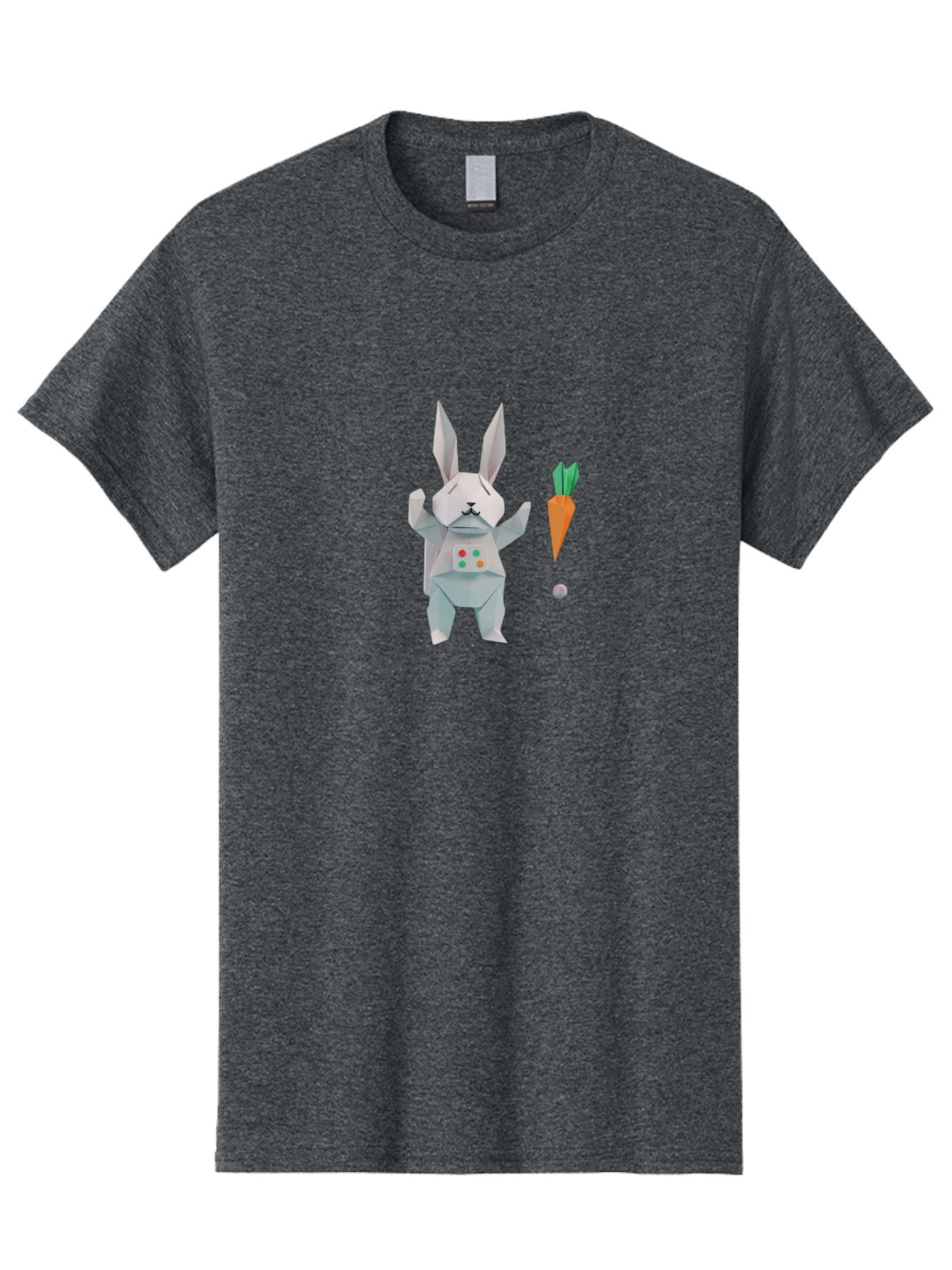 Origami-Bunny-With-Carrot Men'S Graphic Tee, 100% Cotton, Comfortable Casual Summer Wear, Machine Washable, Vintage Camera, Old Camera, Antique Camera, Black Camera, Classic Photography, Photography Equipment, Nostalgic Device, Film Camera, Bai197 4