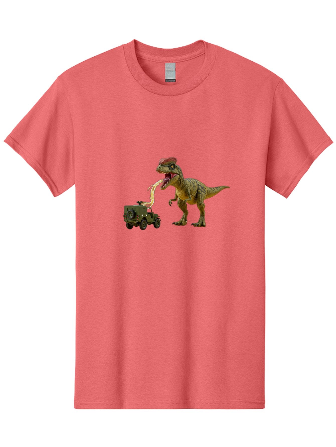 Parasaurolophus-Eating-Military-Vehicle Men'S Graphic Tee, 100% Cotton, Comfortable Casual Summer Wear, Machine Washable, Vintage Camera, Old Camera, Antique Camera, Black Camera, Classic Photography, Photography Equipment, Nostalgic Device, Bai206 10