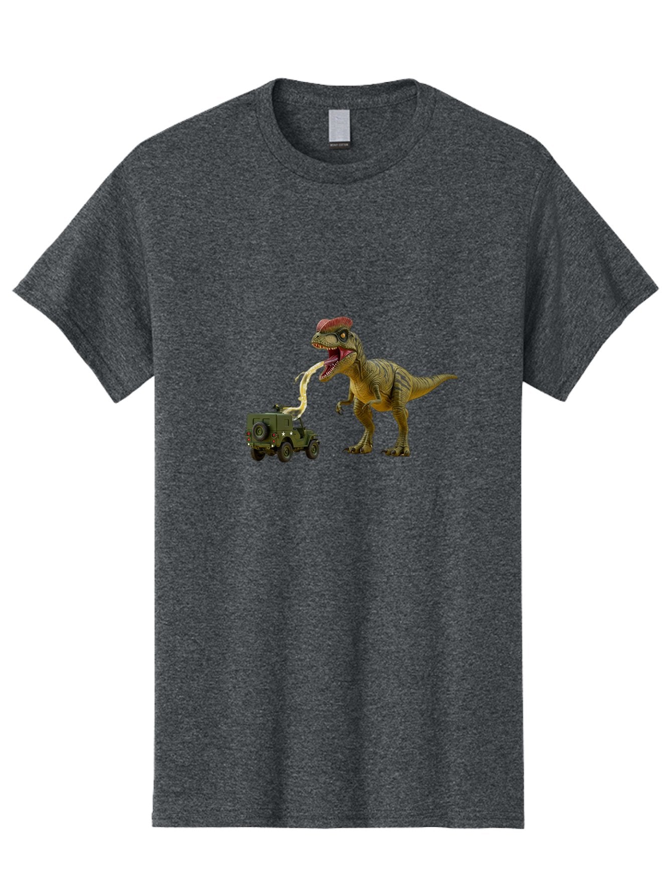 Parasaurolophus-Eating-Military-Vehicle Men'S Graphic Tee, 100% Cotton, Comfortable Casual Summer Wear, Machine Washable, Vintage Camera, Old Camera, Antique Camera, Black Camera, Classic Photography, Photography Equipment, Nostalgic Device, Bai206 8