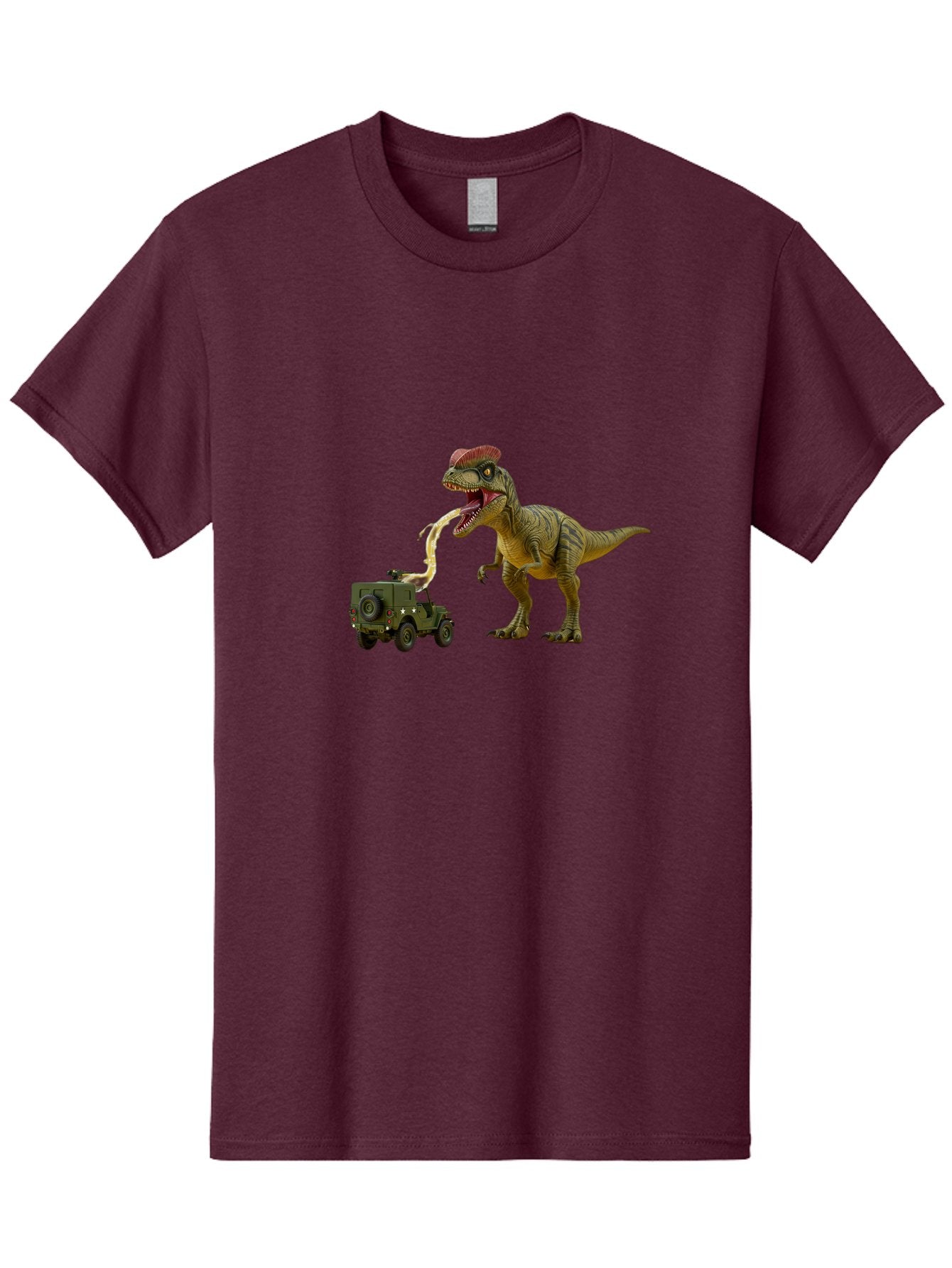 Parasaurolophus-Eating-Military-Vehicle Men'S Graphic Tee, 100% Cotton, Comfortable Casual Summer Wear, Machine Washable, Vintage Camera, Old Camera, Antique Camera, Black Camera, Classic Photography, Photography Equipment, Nostalgic Device, Bai206 4