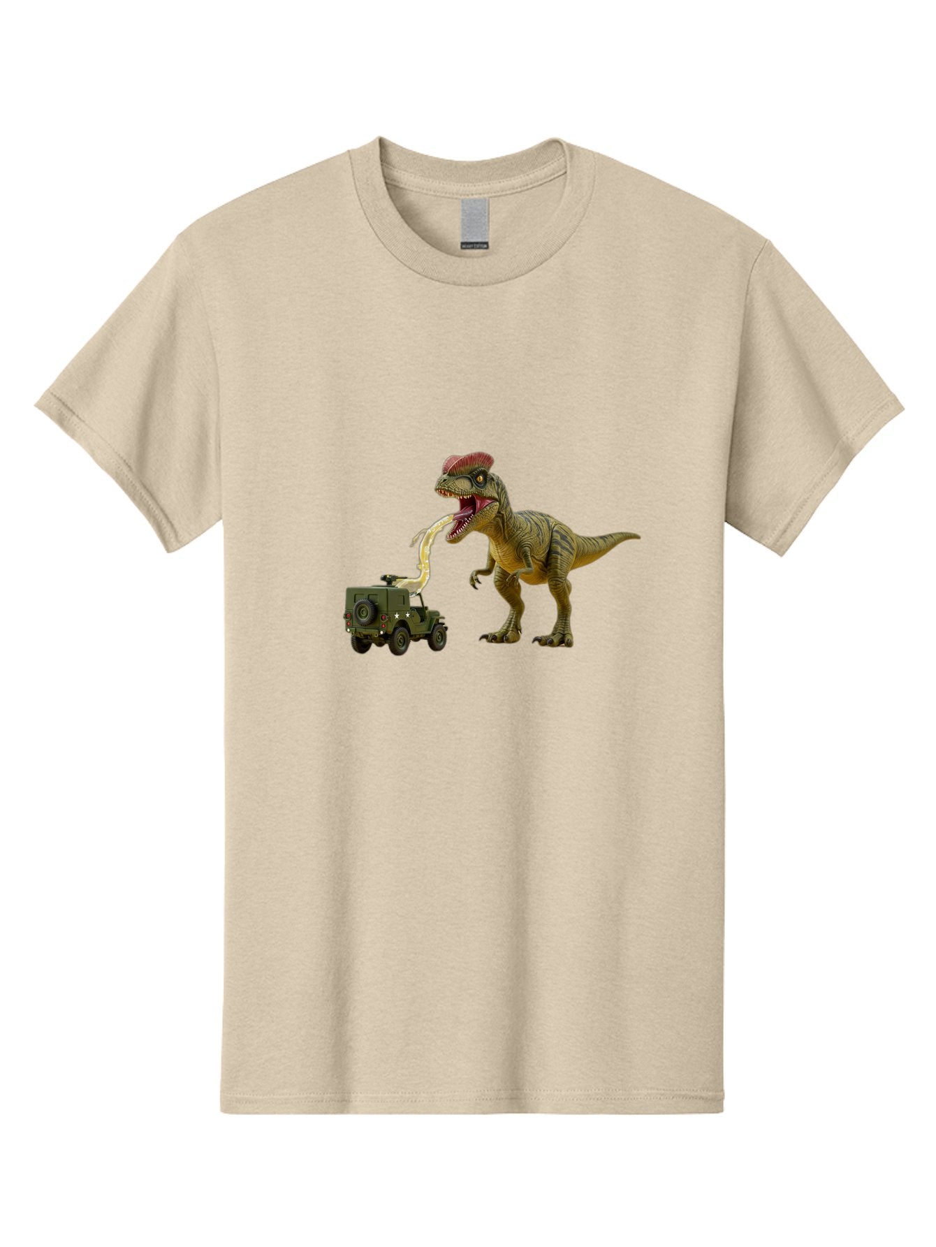 Parasaurolophus-Eating-Military-Vehicle Men'S Graphic Tee, 100% Cotton, Comfortable Casual Summer Wear, Machine Washable, Vintage Camera, Old Camera, Antique Camera, Black Camera, Classic Photography, Photography Equipment, Nostalgic Device, Bai206 7