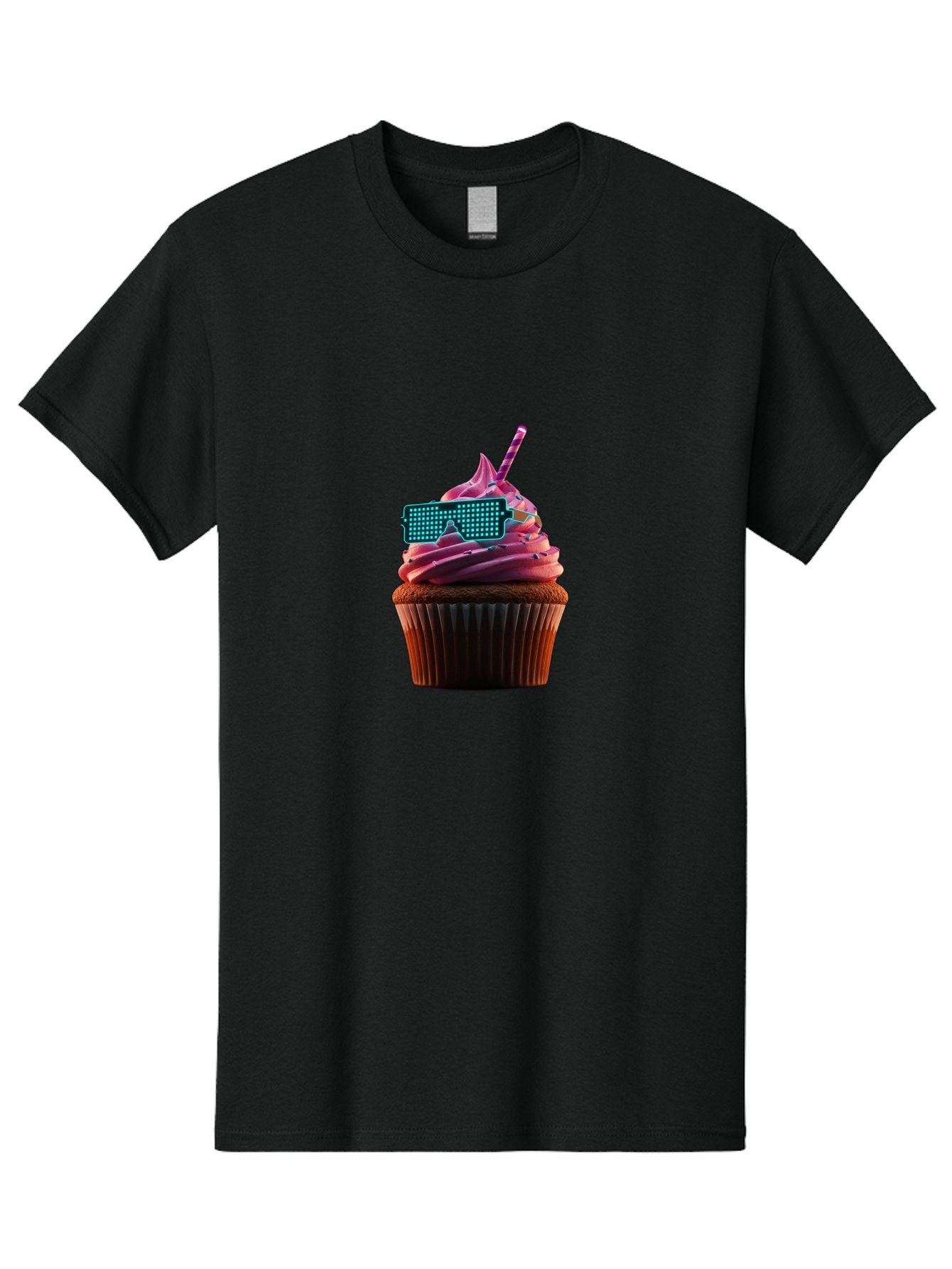 Party-Cupcake Men'S Graphic Tee, 100% Cotton, Comfortable Casual Summer Wear, Machine Washable, Vintage Camera, Old Camera, Antique Camera, Black Camera, Classic Photography, Photography Equipment, Nostalgic Device, Film Camera, Camera Art Bai209 6
