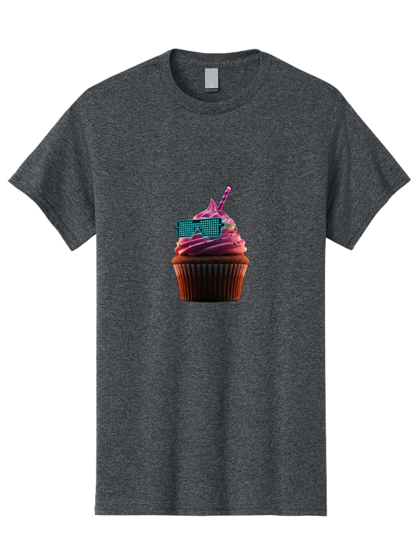Party-Cupcake Men'S Graphic Tee, 100% Cotton, Comfortable Casual Summer Wear, Machine Washable, Vintage Camera, Old Camera, Antique Camera, Black Camera, Classic Photography, Photography Equipment, Nostalgic Device, Film Camera, Camera Art Bai209 7