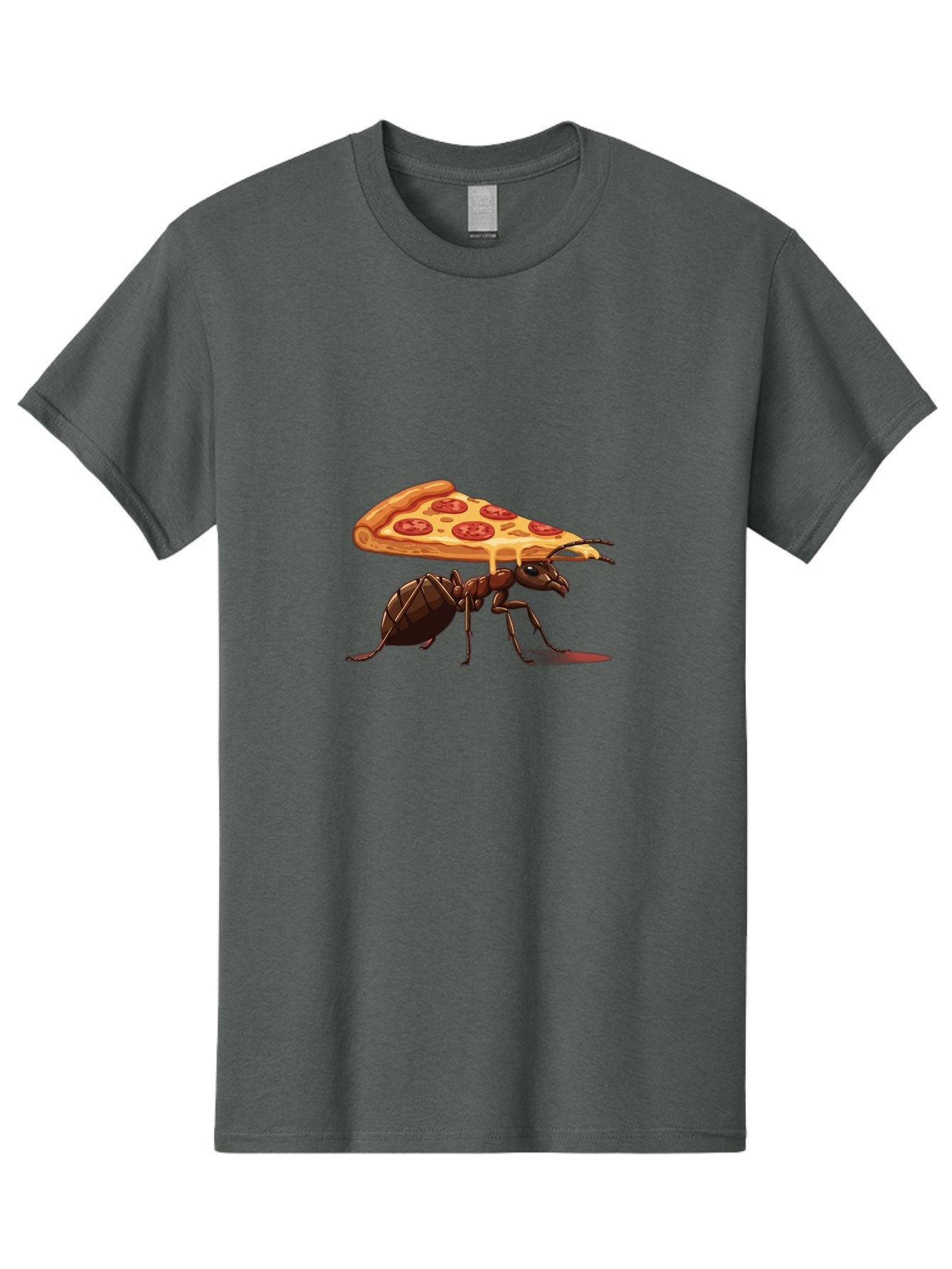 Pepperoni-Pizza-Slice-Ant Men'S Graphic Tee, 100% Cotton, Comfortable Casual Summer Wear, Machine Washable, Vintage Camera, Old Camera, Antique Camera, Black Camera, Classic Photography, Photography Equipment, Nostalgic Device, Film Camera, Bai212 9
