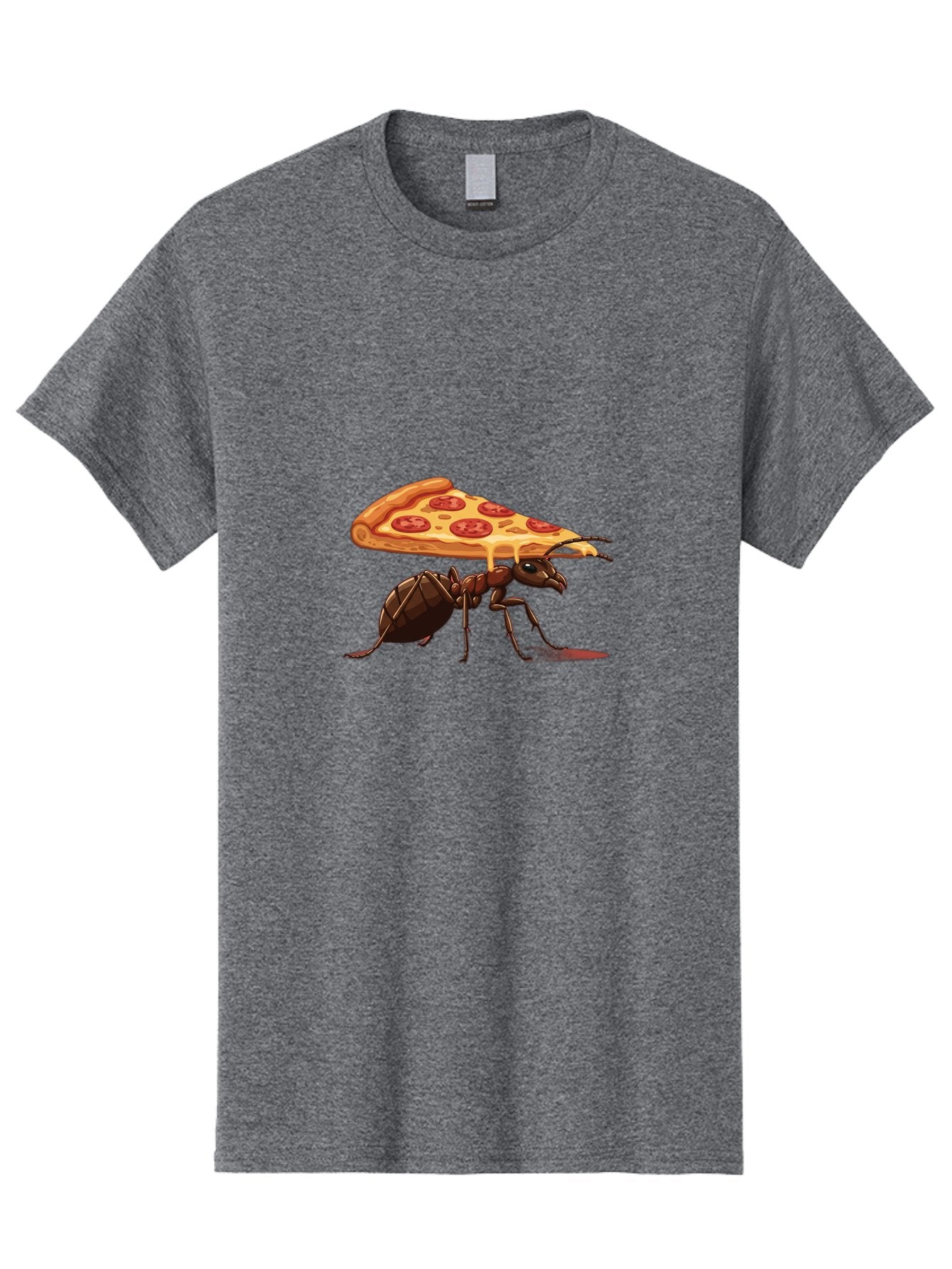 Pepperoni-Pizza-Slice-Ant Men'S Graphic Tee, 100% Cotton, Comfortable Casual Summer Wear, Machine Washable, Vintage Camera, Old Camera, Antique Camera, Black Camera, Classic Photography, Photography Equipment, Nostalgic Device, Film Camera, Bai212 7