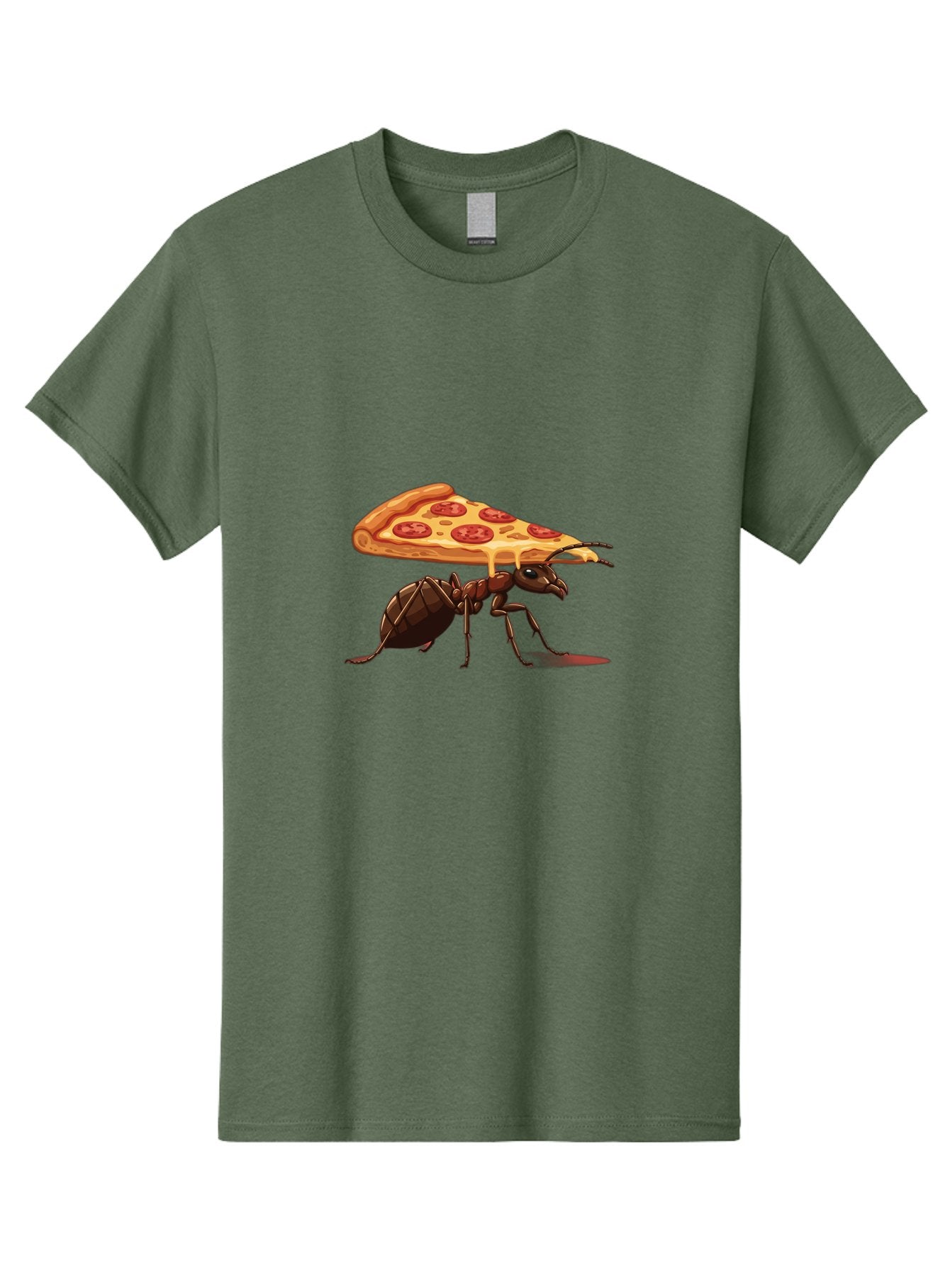 Pepperoni-Pizza-Slice-Ant Men'S Graphic Tee, 100% Cotton, Comfortable Casual Summer Wear, Machine Washable, Vintage Camera, Old Camera, Antique Camera, Black Camera, Classic Photography, Photography Equipment, Nostalgic Device, Film Camera, Bai212 6