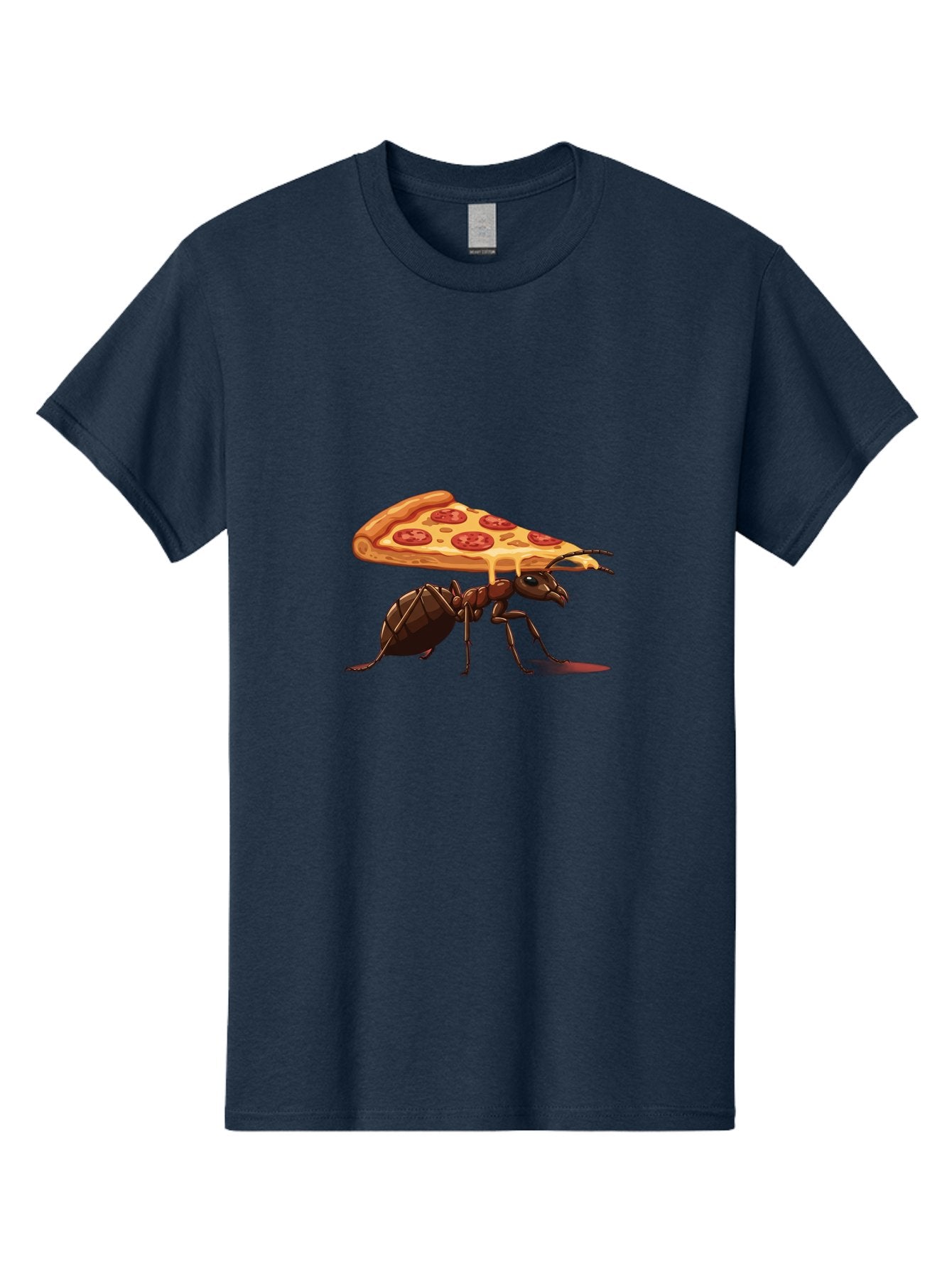 Pepperoni-Pizza-Slice-Ant Men'S Graphic Tee, 100% Cotton, Comfortable Casual Summer Wear, Machine Washable, Vintage Camera, Old Camera, Antique Camera, Black Camera, Classic Photography, Photography Equipment, Nostalgic Device, Film Camera, Bai212 3