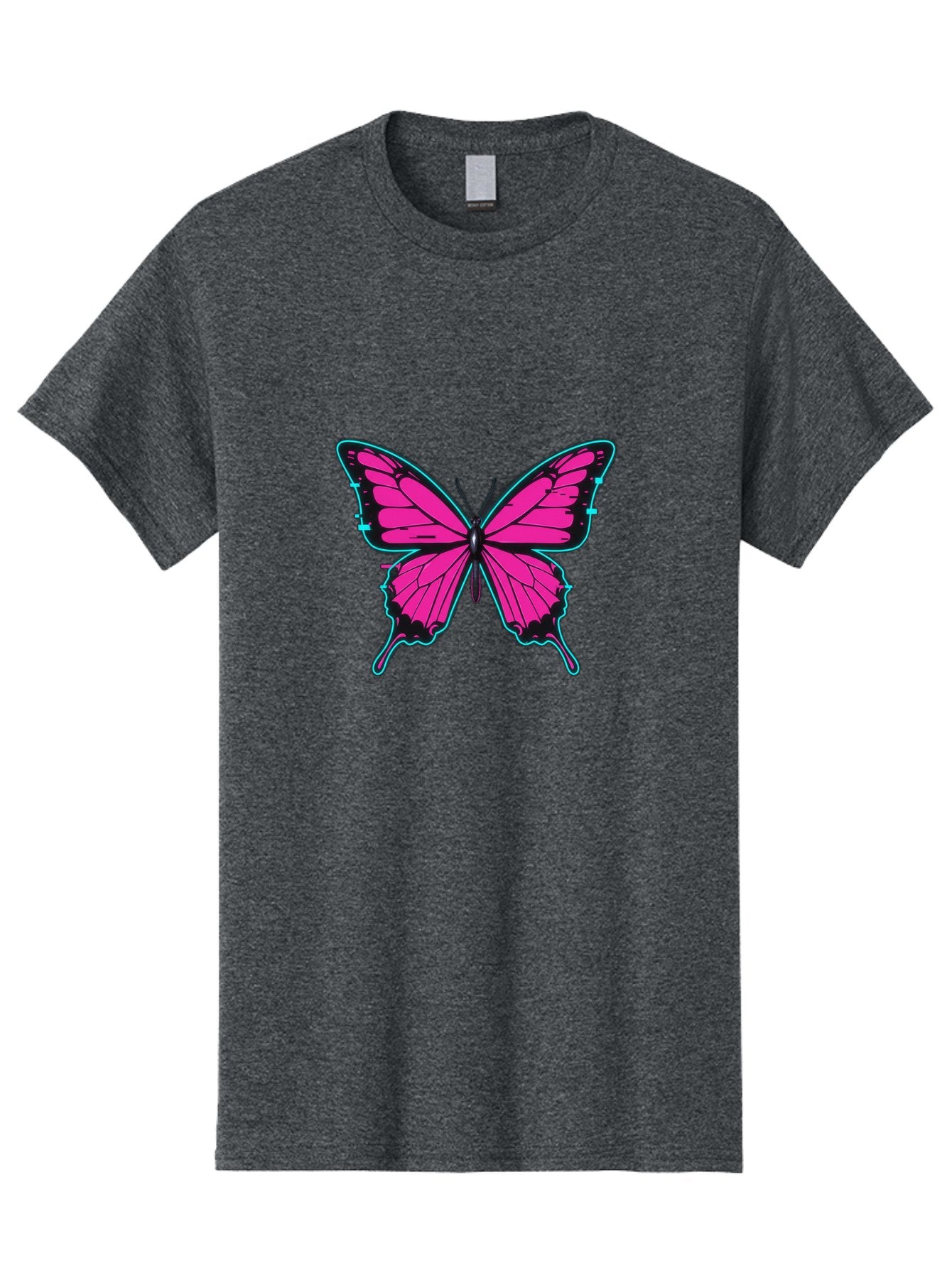 Pink-Butterfly-1 Men'S Graphic Tee, 100% Cotton, Comfortable Casual Summer Wear, Machine Washable, Vintage Camera, Old Camera, Antique Camera, Black Camera, Classic Photography, Photography Equipment, Nostalgic Device, Film Camera, Camera Art Bai215 9