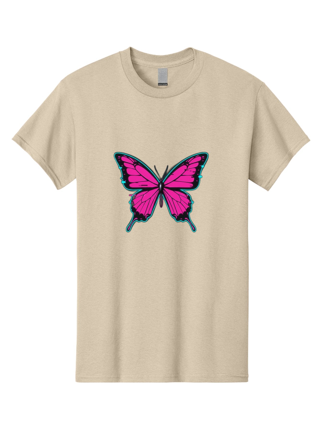 Pink-Butterfly-1 Men'S Graphic Tee, 100% Cotton, Comfortable Casual Summer Wear, Machine Washable, Vintage Camera, Old Camera, Antique Camera, Black Camera, Classic Photography, Photography Equipment, Nostalgic Device, Film Camera, Camera Art Bai215 15