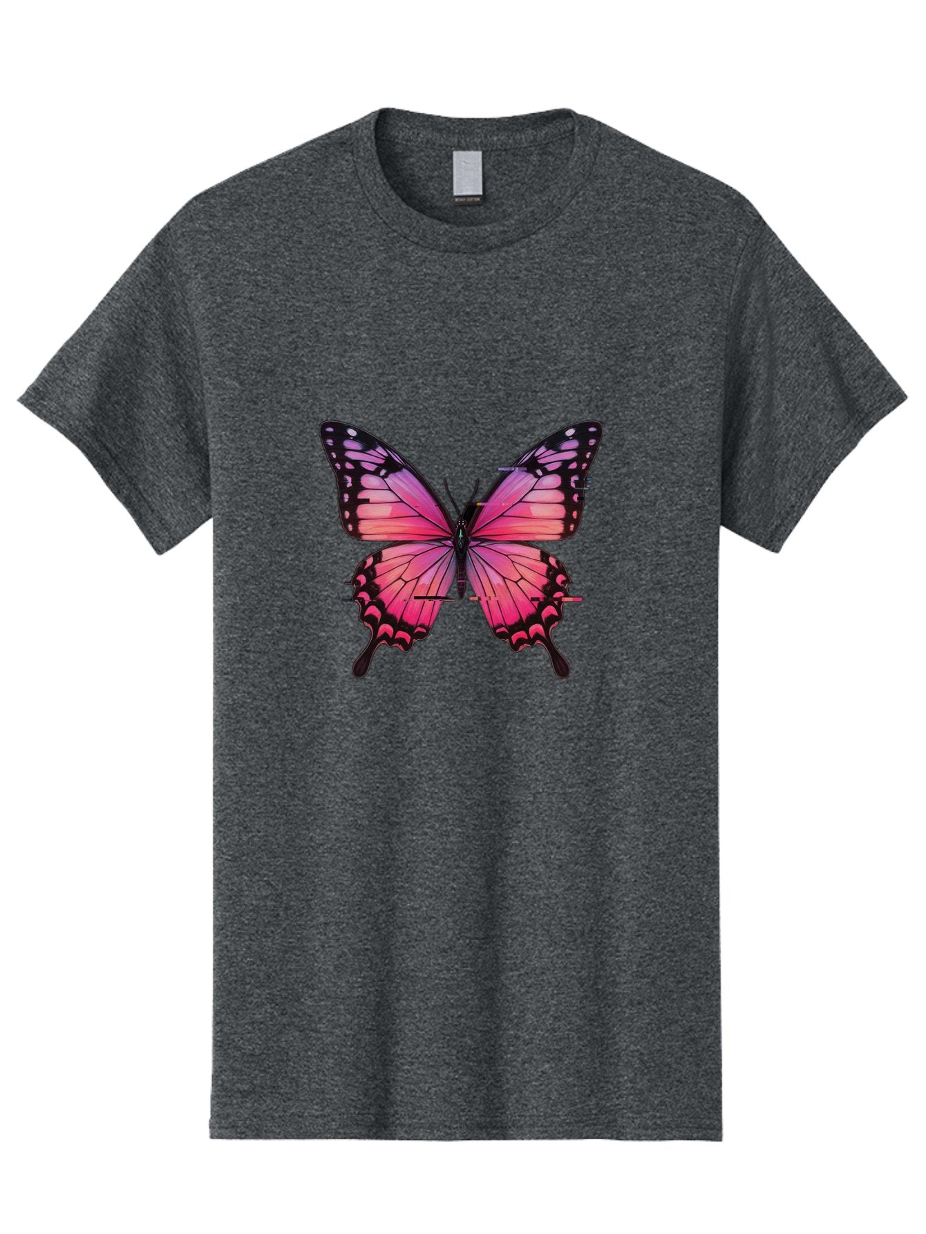 Pink-Butterfly-2 Men'S Graphic Tee, 100% Cotton, Comfortable Casual Summer Wear, Machine Washable, Vintage Camera, Old Camera, Antique Camera, Black Camera, Classic Photography, Photography Equipment, Nostalgic Device, Film Camera, Camera Art Bai216 9