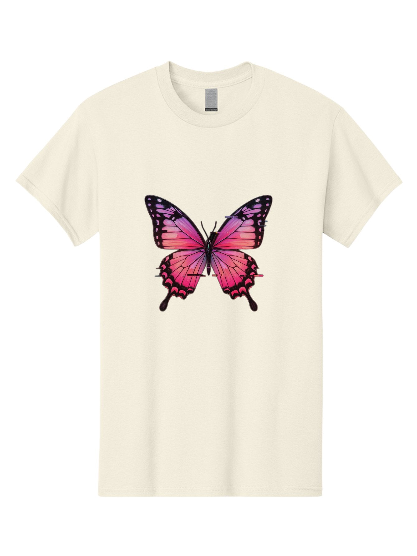 Pink-Butterfly-2 Men'S Graphic Tee, 100% Cotton, Comfortable Casual Summer Wear, Machine Washable, Vintage Camera, Old Camera, Antique Camera, Black Camera, Classic Photography, Photography Equipment, Nostalgic Device, Film Camera, Camera Art Bai216 6