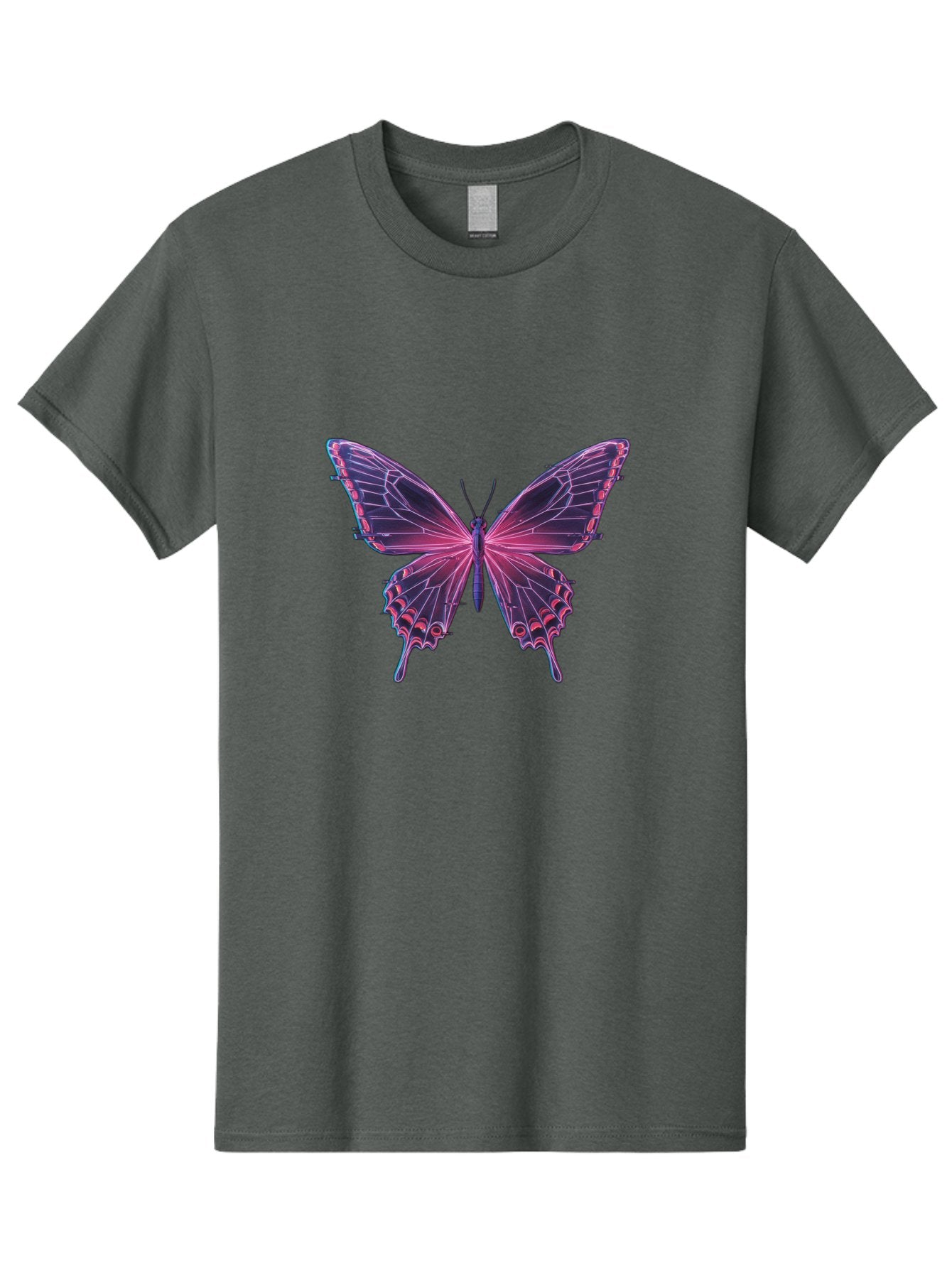 Pink-Butterfly-4 Men'S Graphic Tee, 100% Cotton, Comfortable Casual Summer Wear, Machine Washable, Vintage Camera, Old Camera, Antique Camera, Black Camera, Classic Photography, Photography Equipment, Nostalgic Device, Film Camera, Camera Art Bai218 3