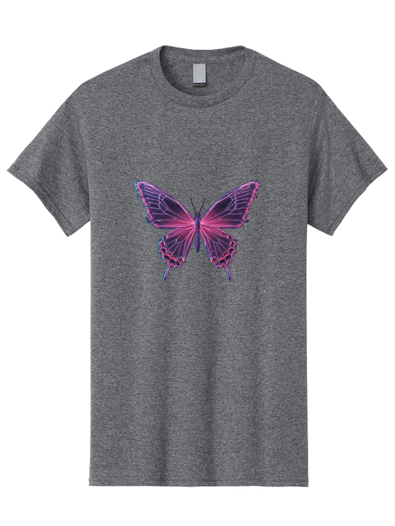 Pink-Butterfly-4 Men'S Graphic Tee, 100% Cotton, Comfortable Casual Summer Wear, Machine Washable, Vintage Camera, Old Camera, Antique Camera, Black Camera, Classic Photography, Photography Equipment, Nostalgic Device, Film Camera, Camera Art Bai218 6