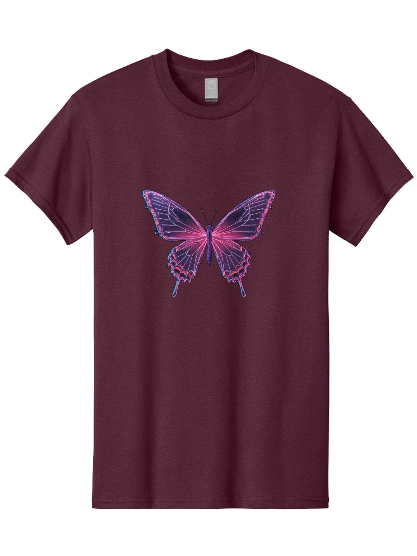 Pink-Butterfly-4 Men'S Graphic Tee, 100% Cotton, Comfortable Casual Summer Wear, Machine Washable, Vintage Camera, Old Camera, Antique Camera, Black Camera, Classic Photography, Photography Equipment, Nostalgic Device, Film Camera, Camera Art Bai218 13