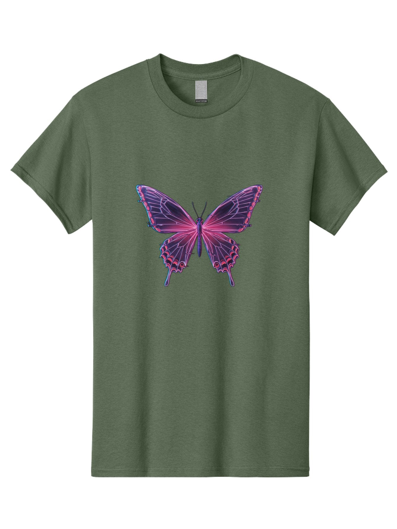 Pink-Butterfly-4 Men'S Graphic Tee, 100% Cotton, Comfortable Casual Summer Wear, Machine Washable, Vintage Camera, Old Camera, Antique Camera, Black Camera, Classic Photography, Photography Equipment, Nostalgic Device, Film Camera, Camera Art Bai218