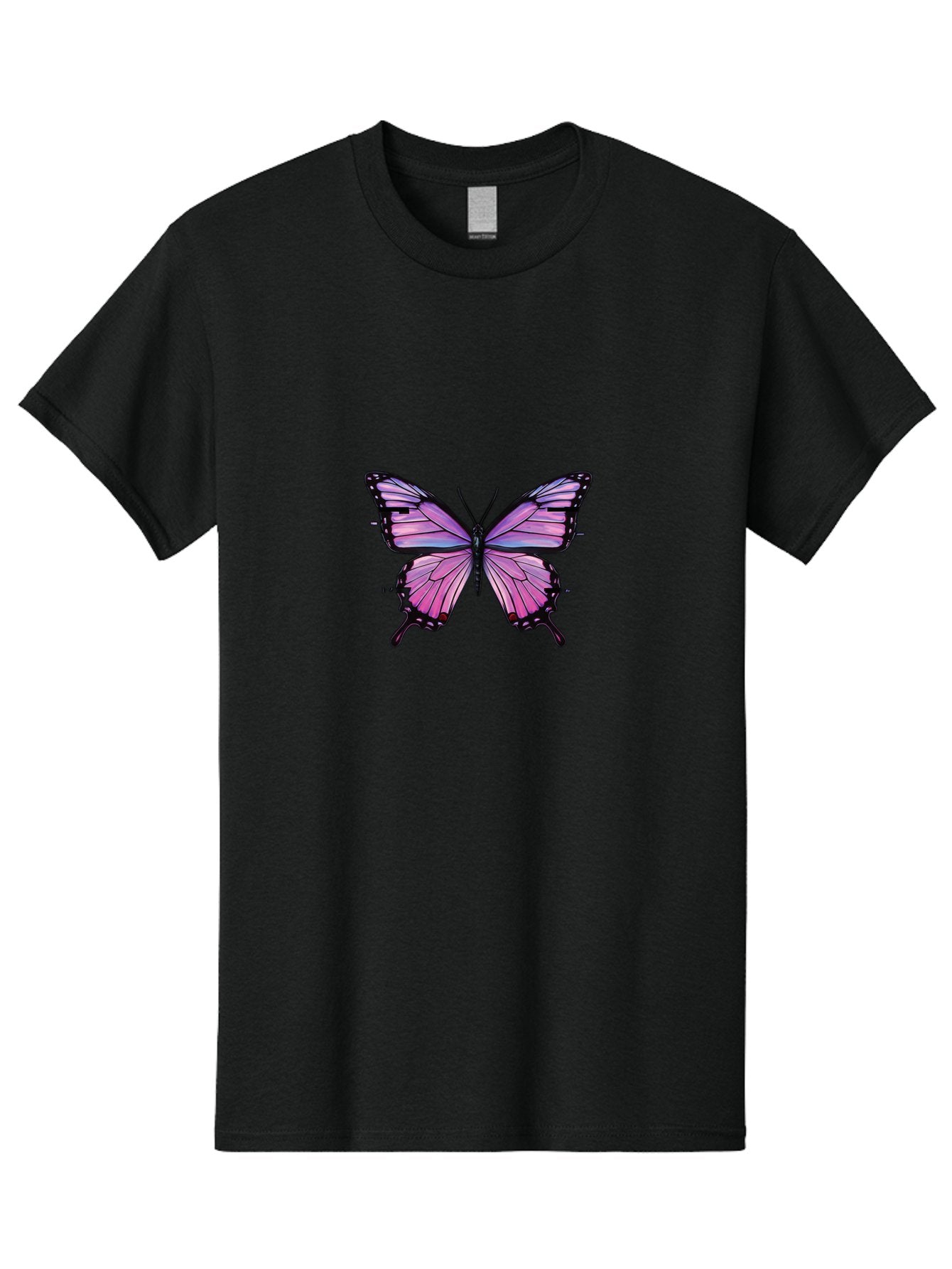 Pink-Butterfly-5 Men'S Graphic Tee, 100% Cotton, Comfortable Casual Summer Wear, Machine Washable, Vintage Camera, Old Camera, Antique Camera, Black Camera, Classic Photography, Photography Equipment, Nostalgic Device, Film Camera, Camera Art Bai219 12