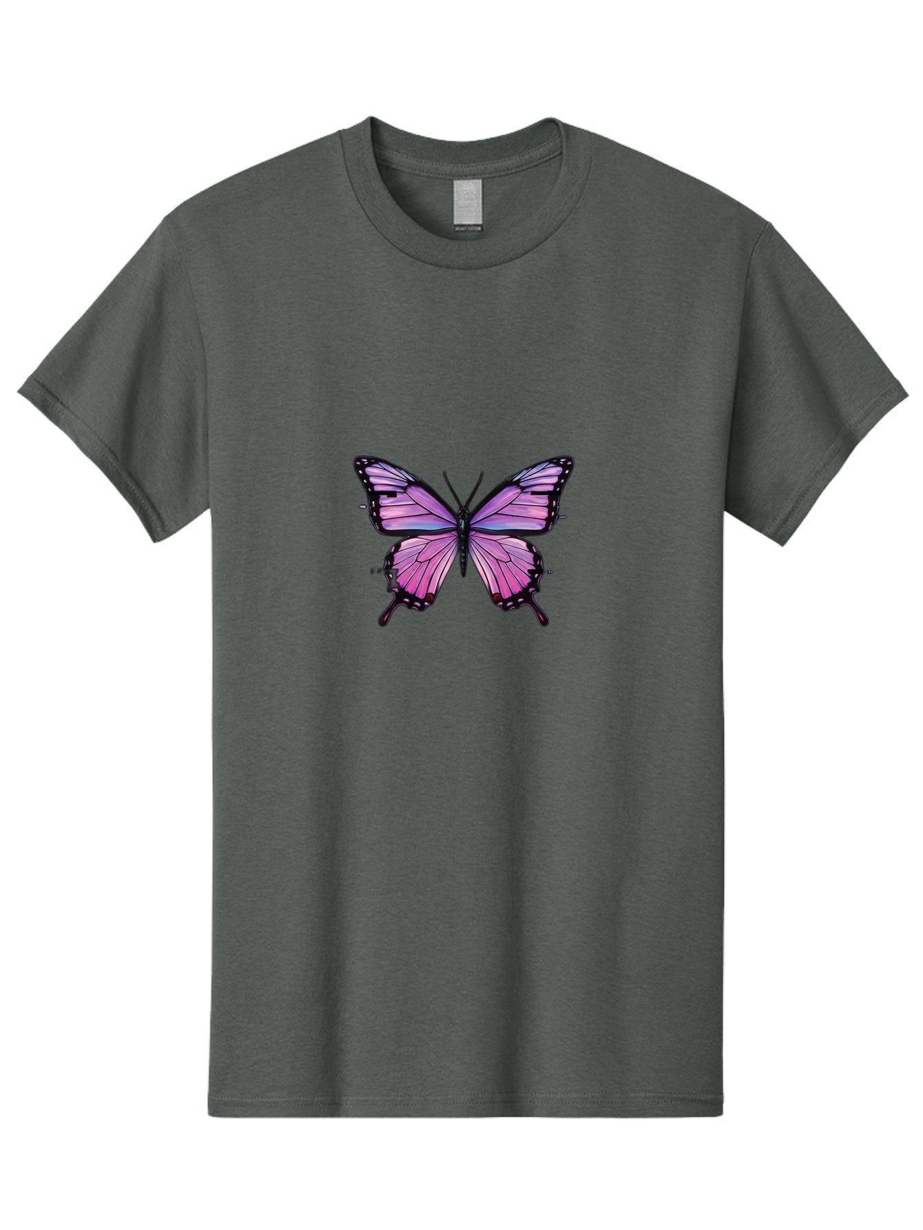 Pink-Butterfly-5 Men'S Graphic Tee, 100% Cotton, Comfortable Casual Summer Wear, Machine Washable, Vintage Camera, Old Camera, Antique Camera, Black Camera, Classic Photography, Photography Equipment, Nostalgic Device, Film Camera, Camera Art Bai219 4