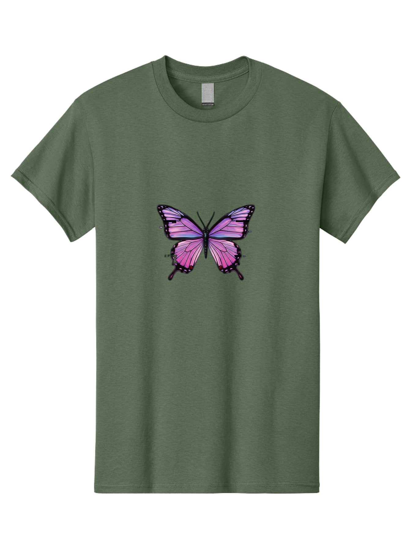 Pink-Butterfly-5 Men'S Graphic Tee, 100% Cotton, Comfortable Casual Summer Wear, Machine Washable, Vintage Camera, Old Camera, Antique Camera, Black Camera, Classic Photography, Photography Equipment, Nostalgic Device, Film Camera, Camera Art Bai219 11