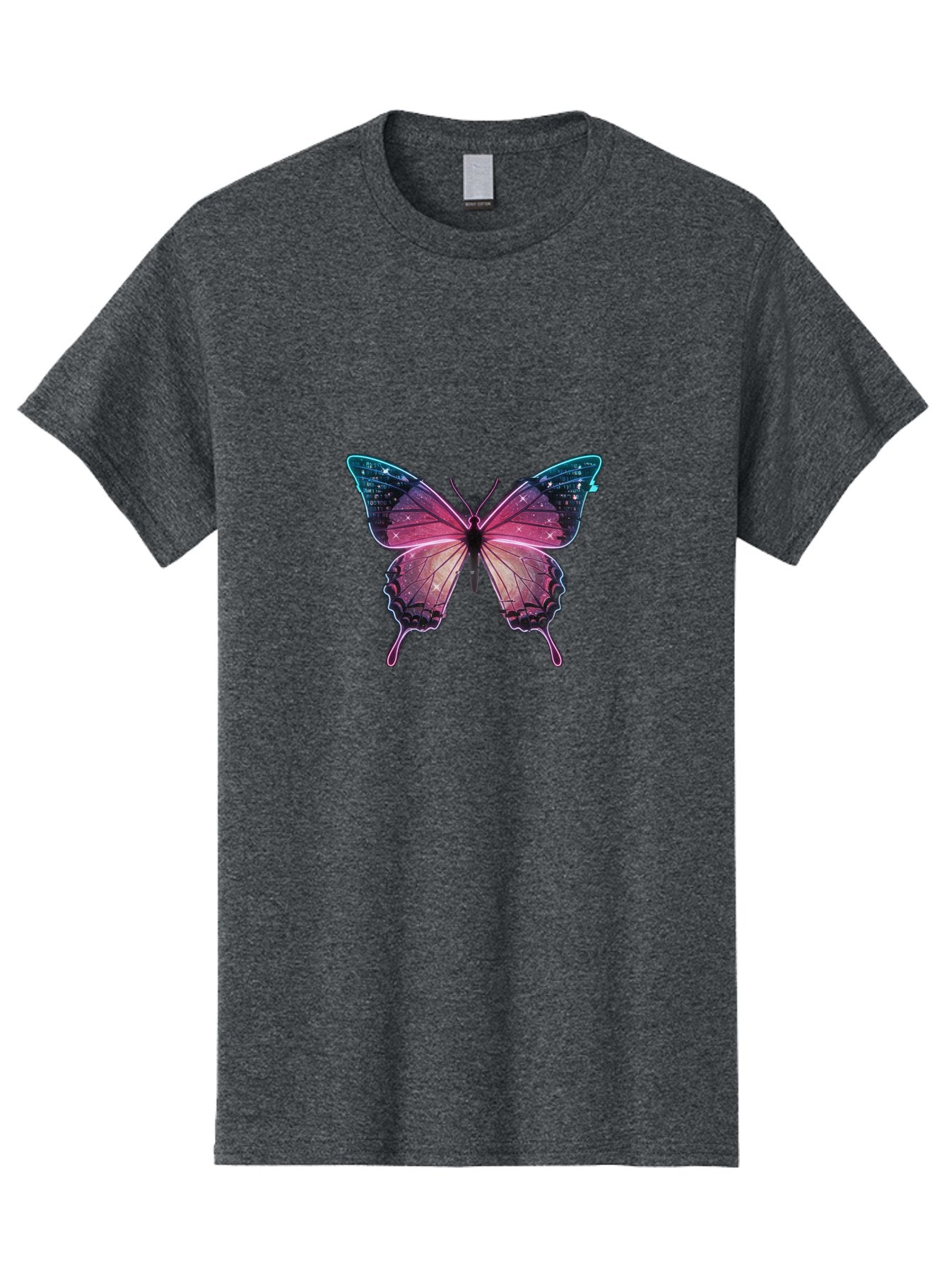 Pink-Butterfly-6 Men'S Graphic Tee, 100% Cotton, Comfortable Casual Summer Wear, Machine Washable, Vintage Camera, Old Camera, Antique Camera, Black Camera, Classic Photography, Photography Equipment, Nostalgic Device, Film Camera, Camera Art Bai220 15